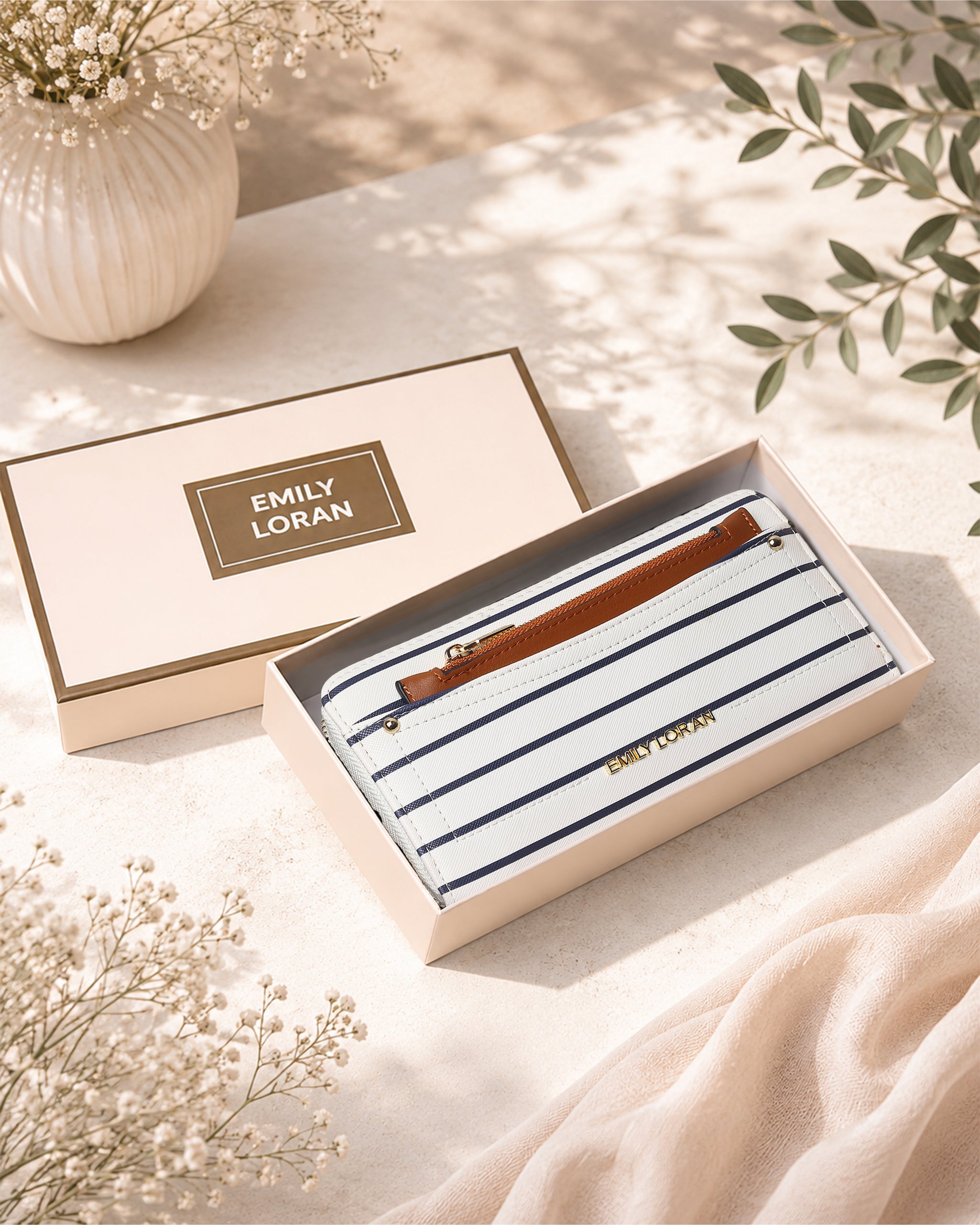 Serena Wallet- Stripes
