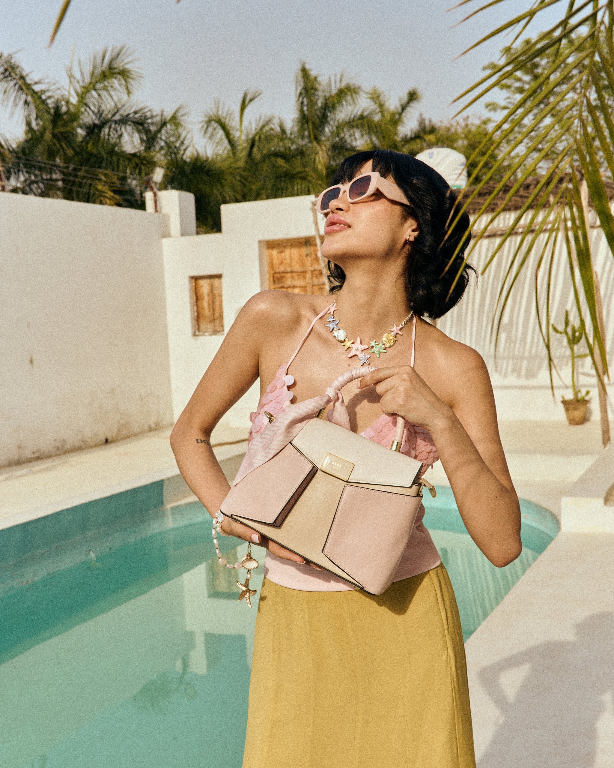Ophelia Handbag- Pink