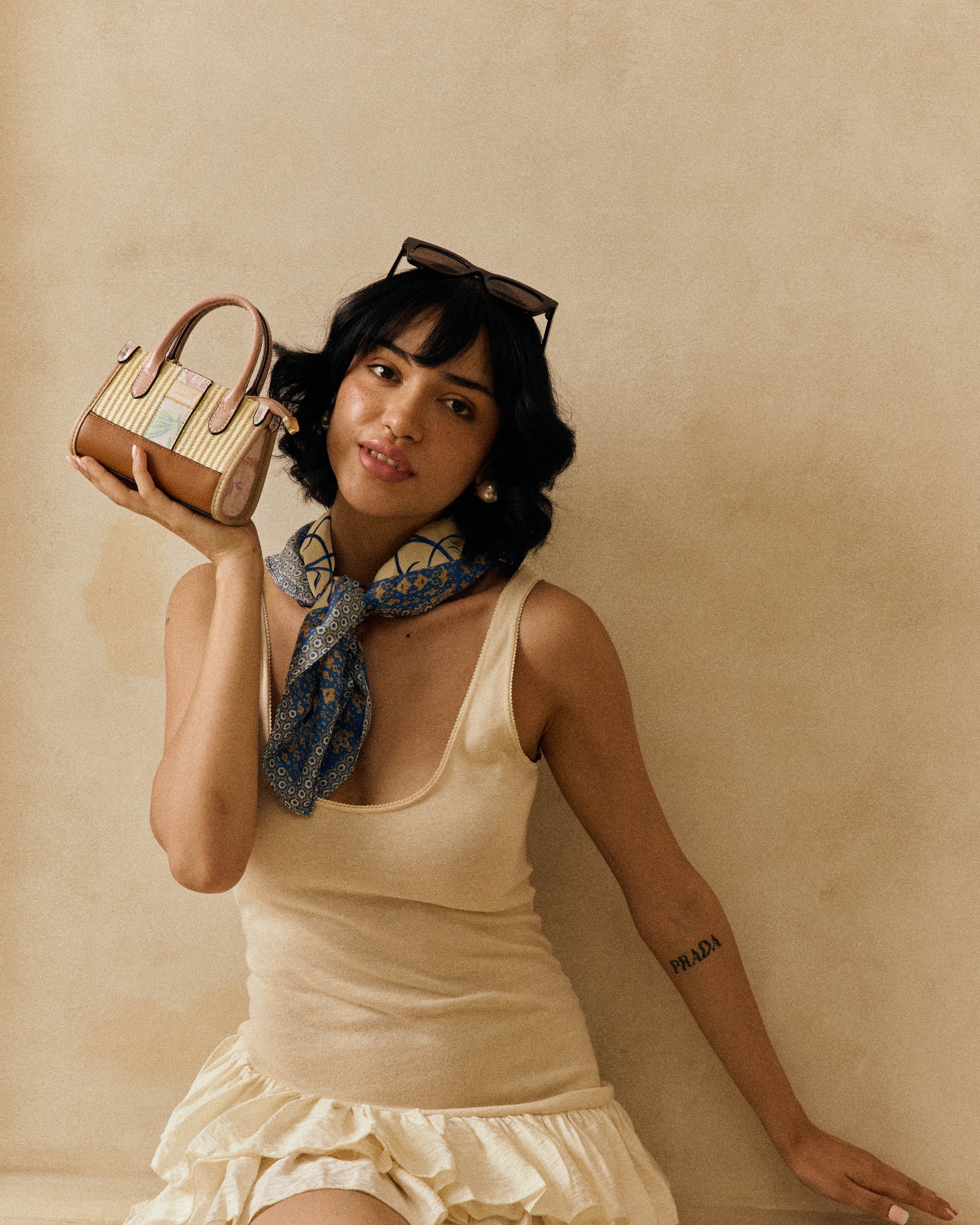 Aura Mini Bag - Beige