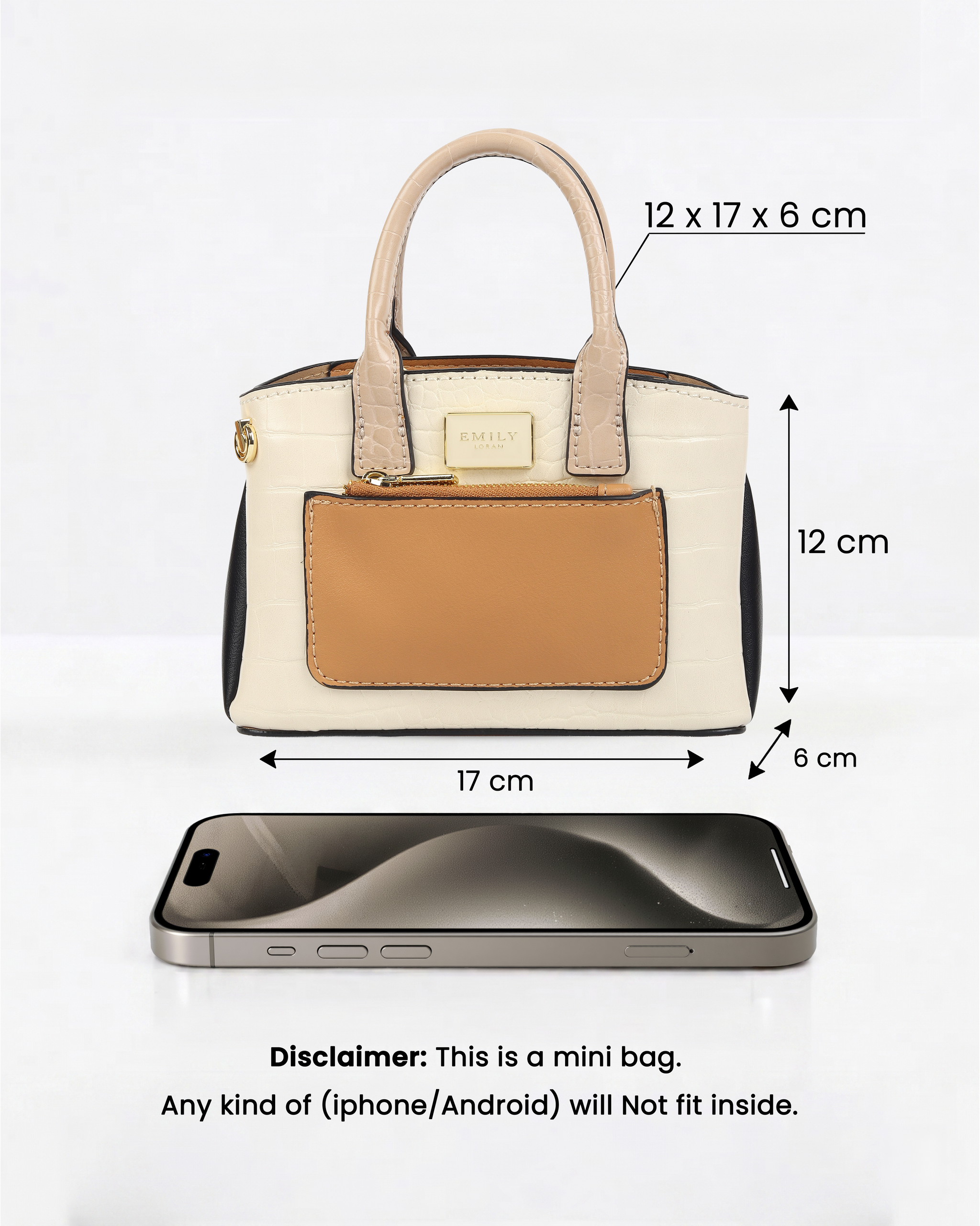 Roselle Mini Bag- Beige