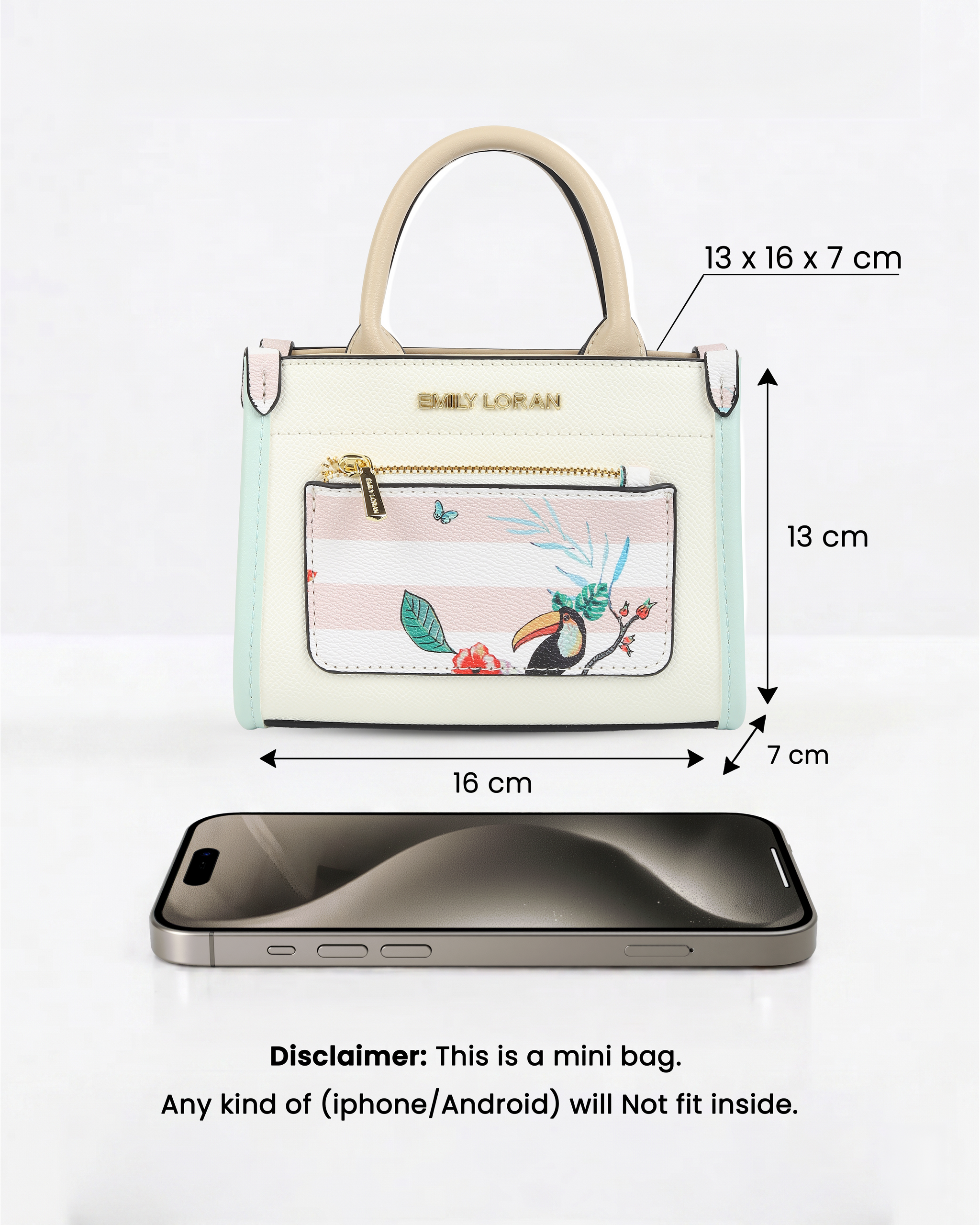 Eden Mini Bag- White