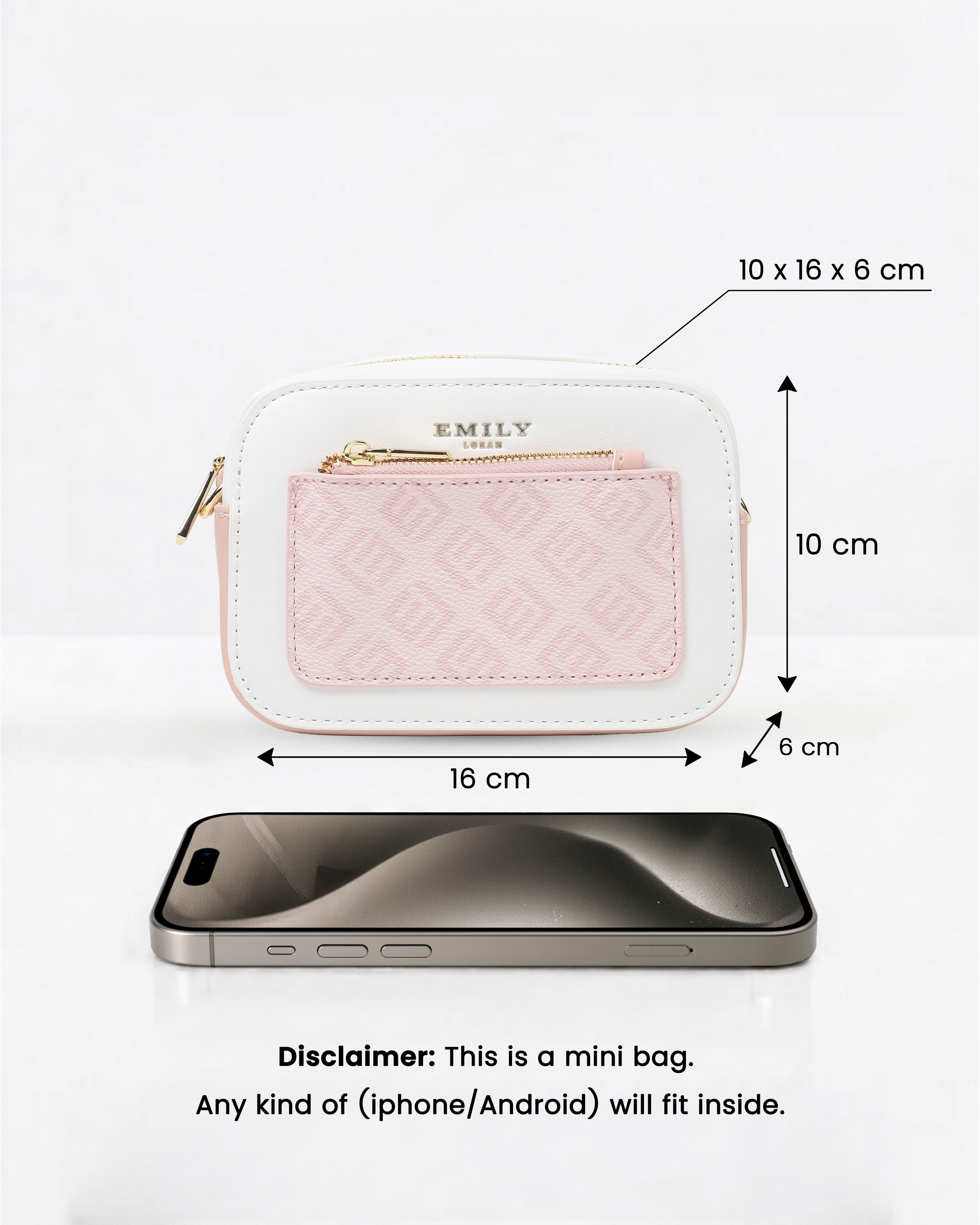 Belle Mini Bag- White