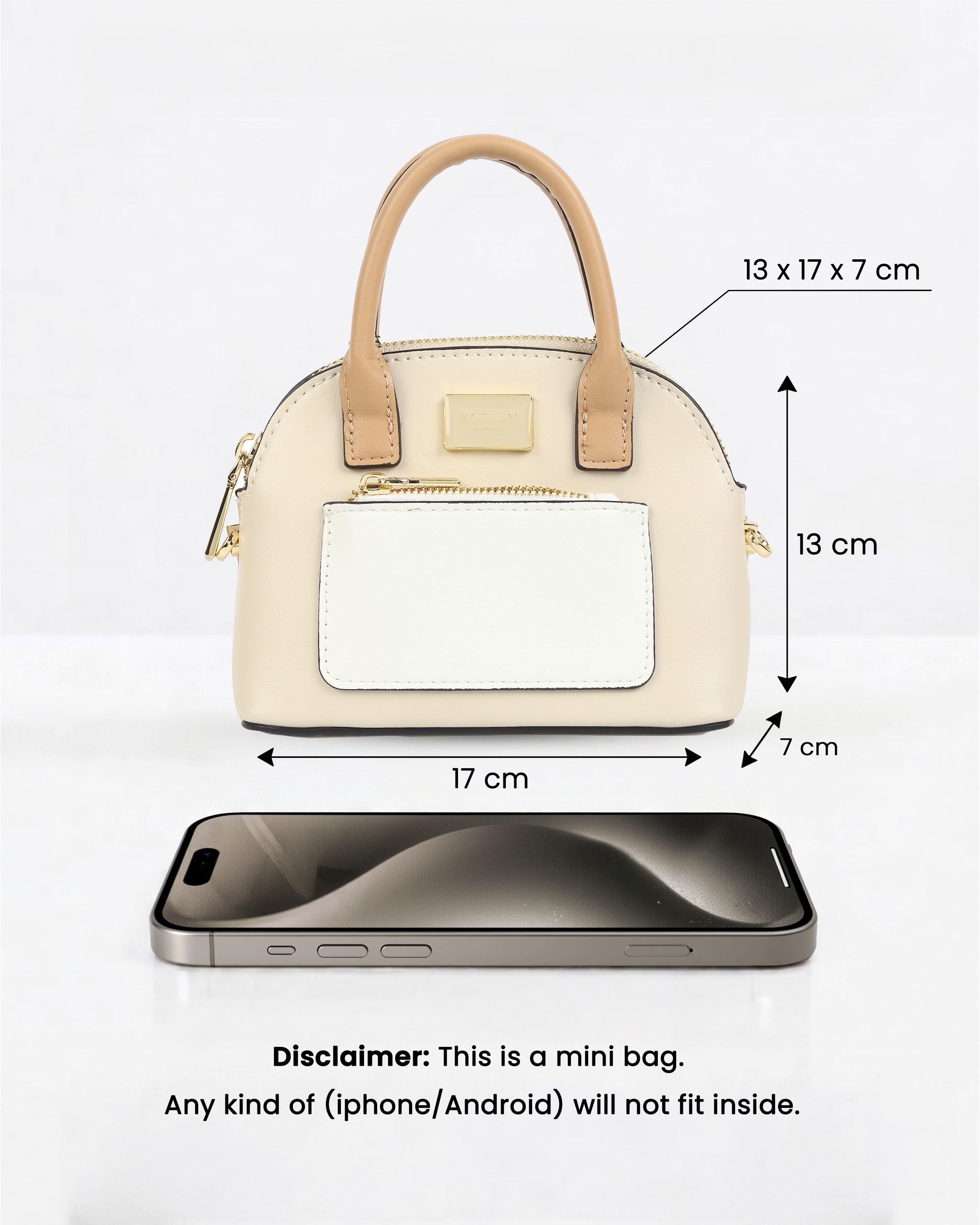 Bloom Mini Bag- Beige