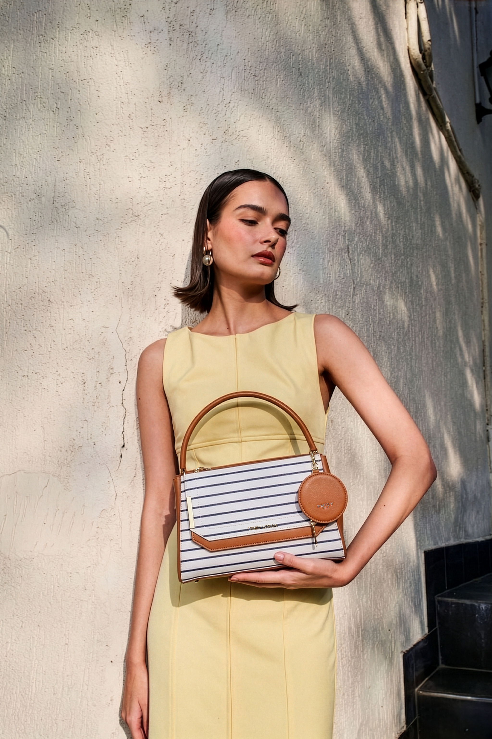Elan Handbag - Stripes