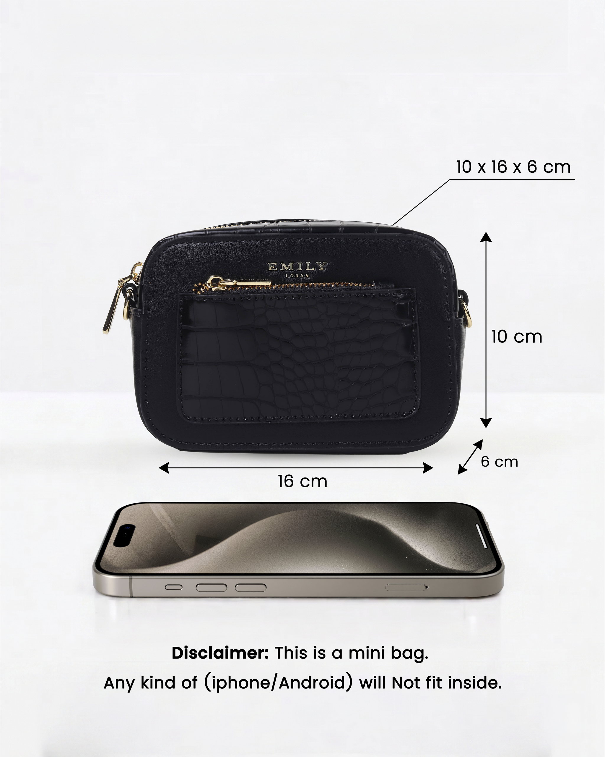 Belle Mini Bag- Black