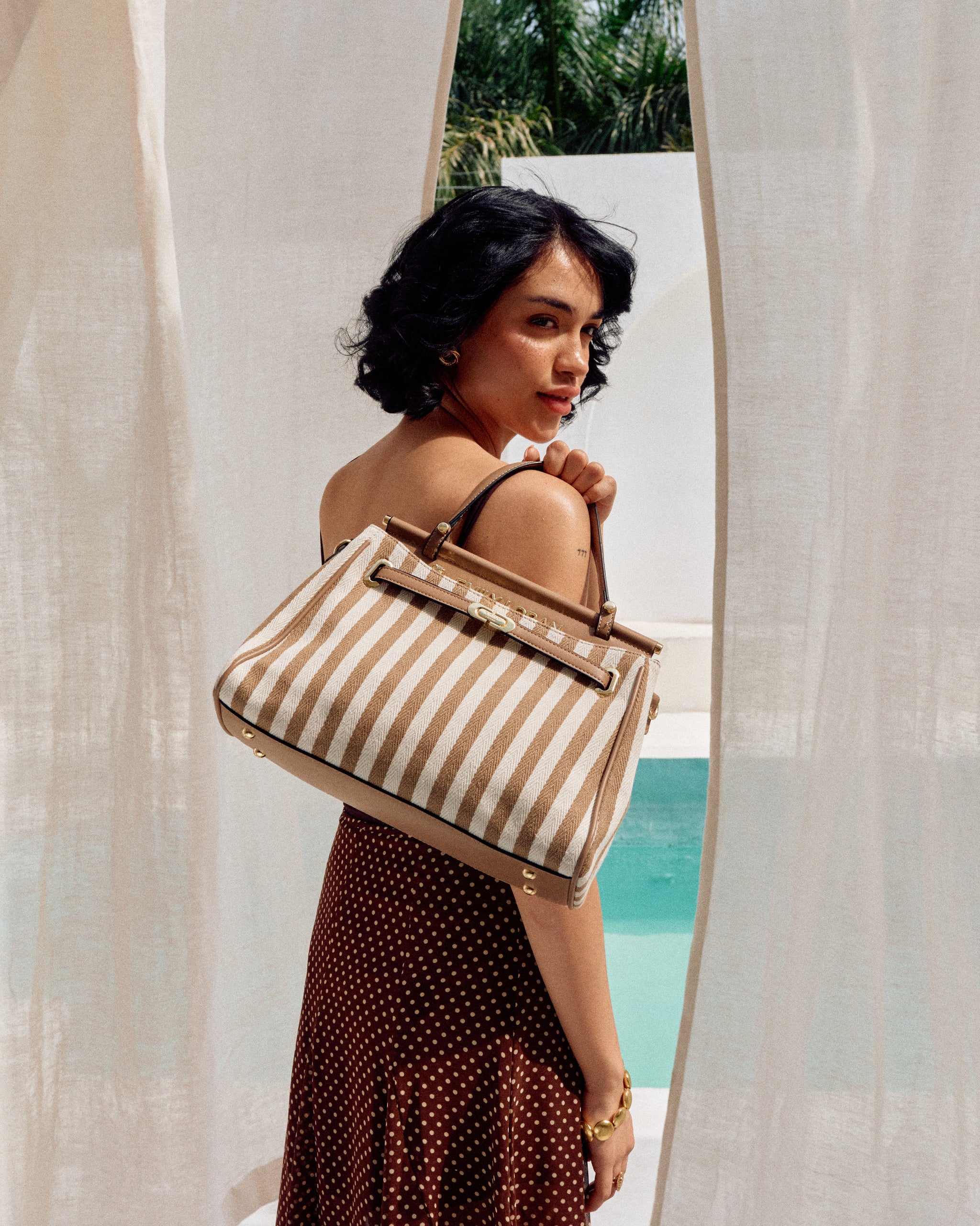 Nova Handbag- M Striped