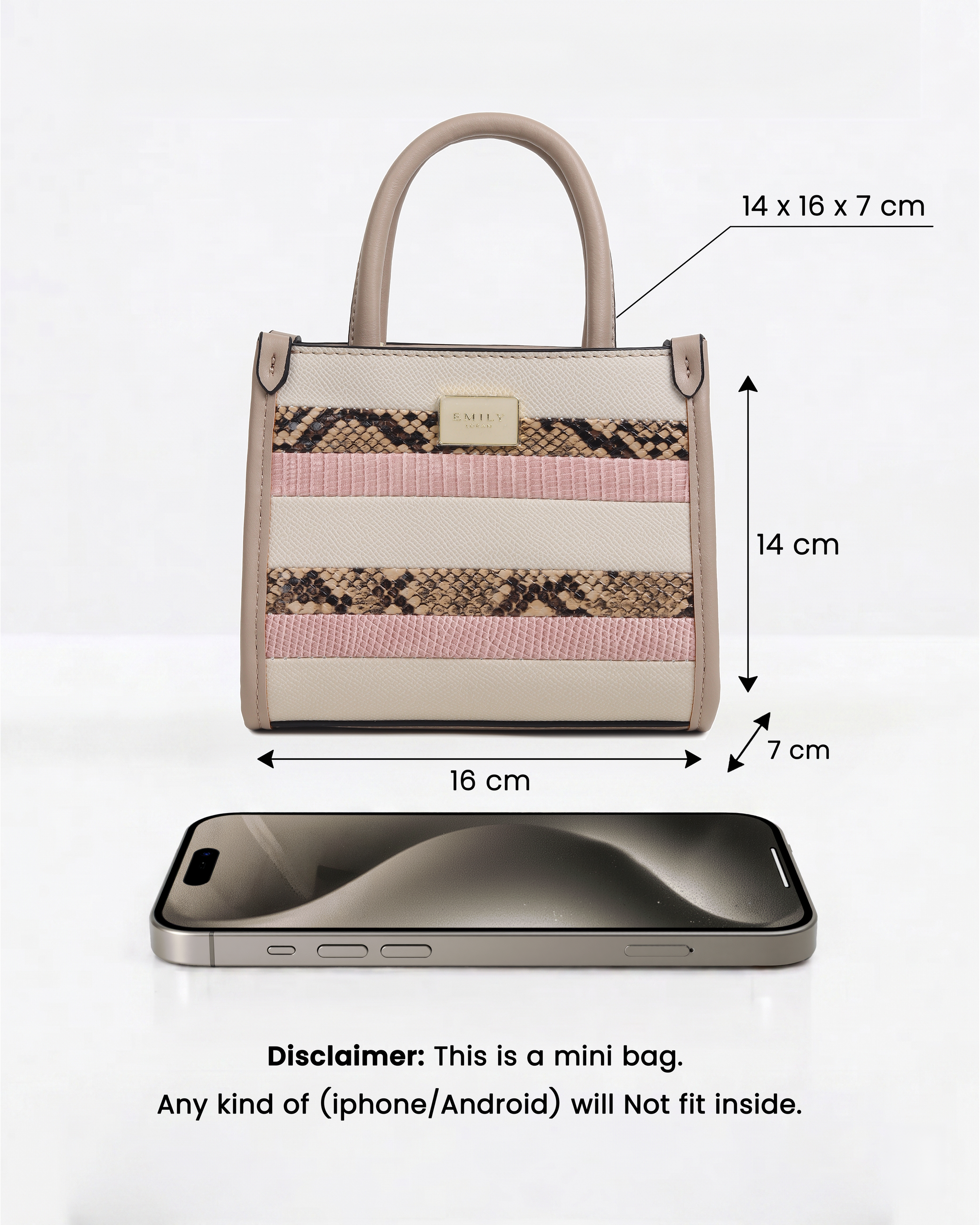 Opal Mini Bag- Beige