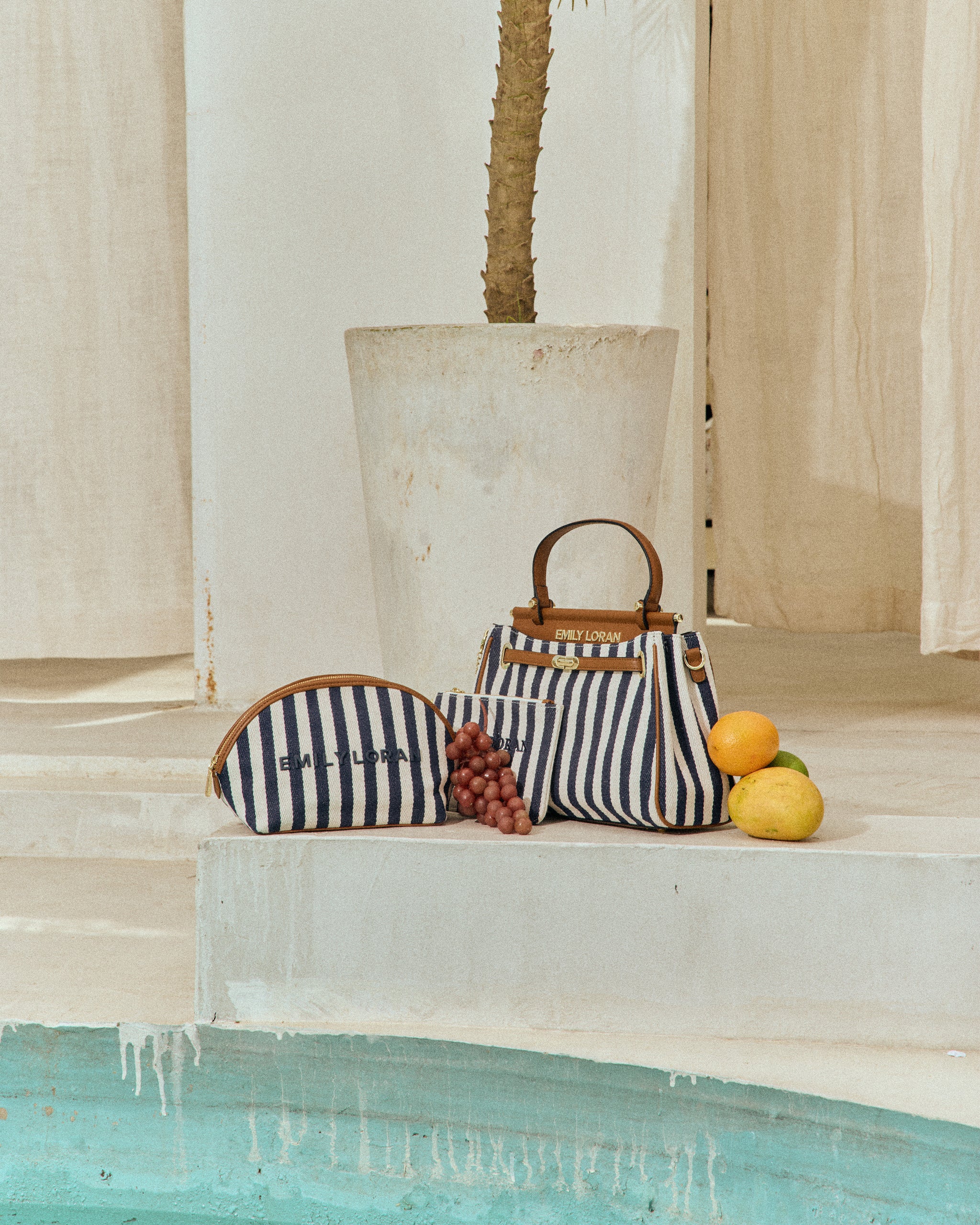 Nova Handbag- N Striped