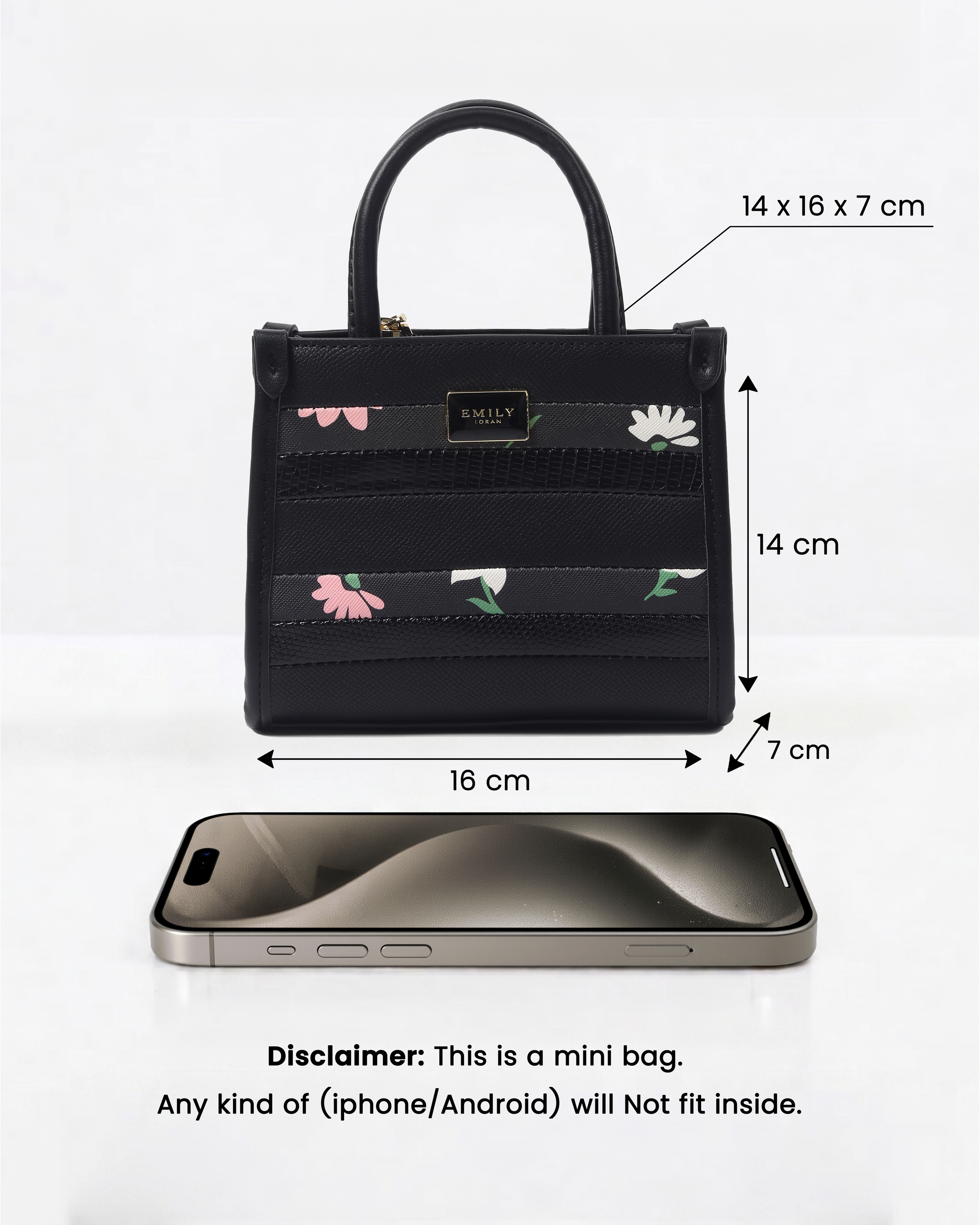 Opal Mini Bag- Black