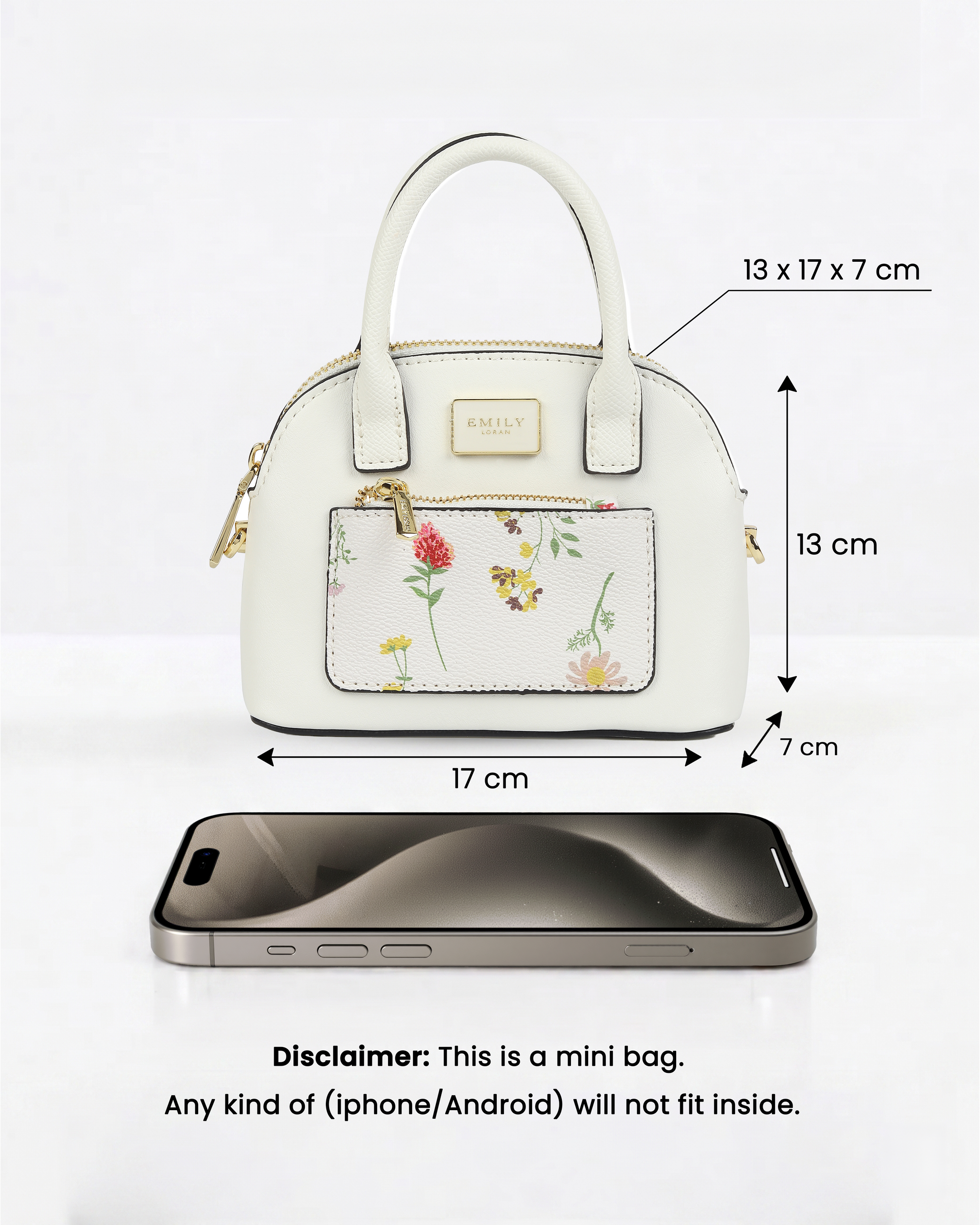 Bloom Mini Bag- White