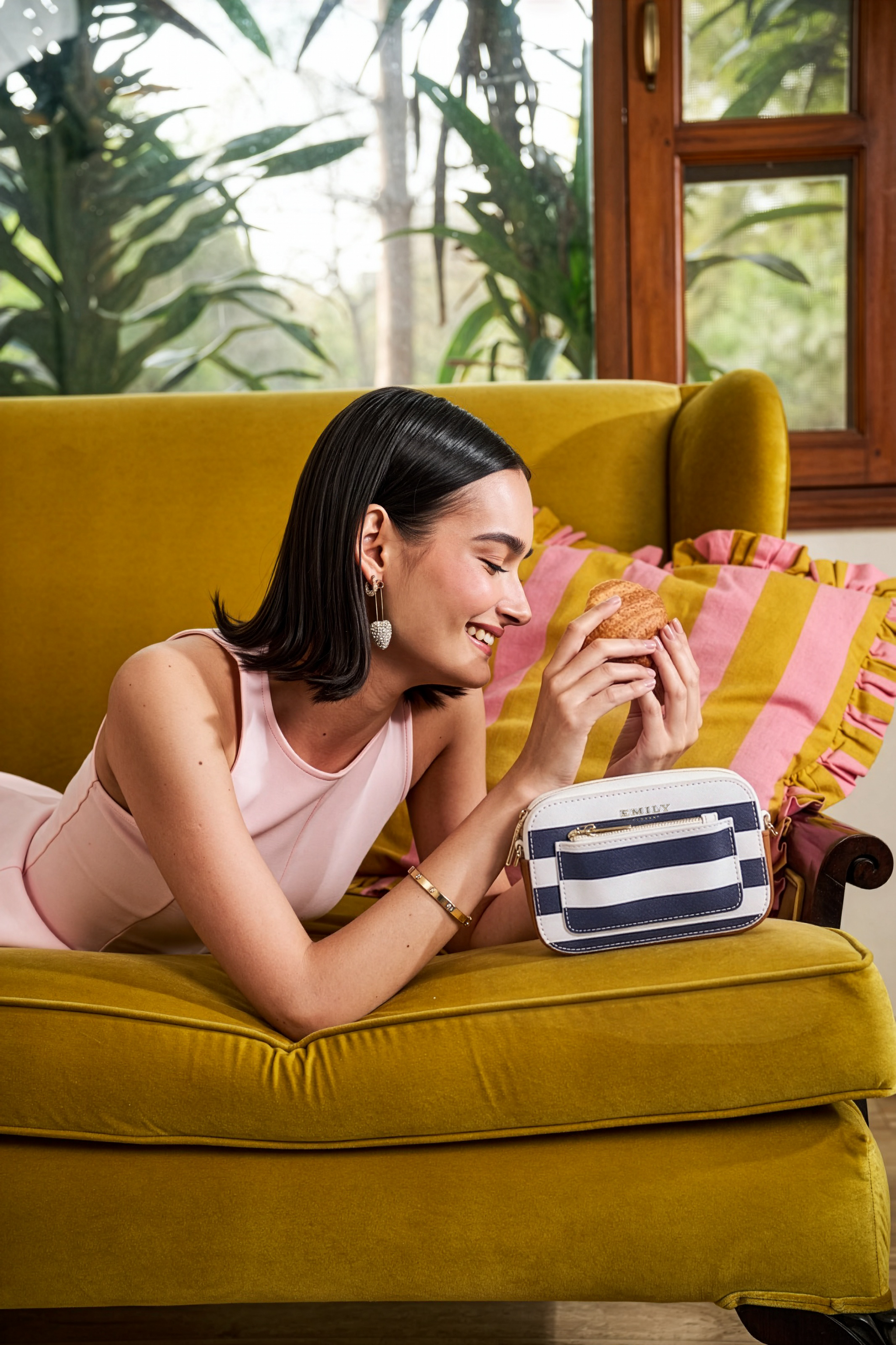 Belle Mini Bag- Stripes