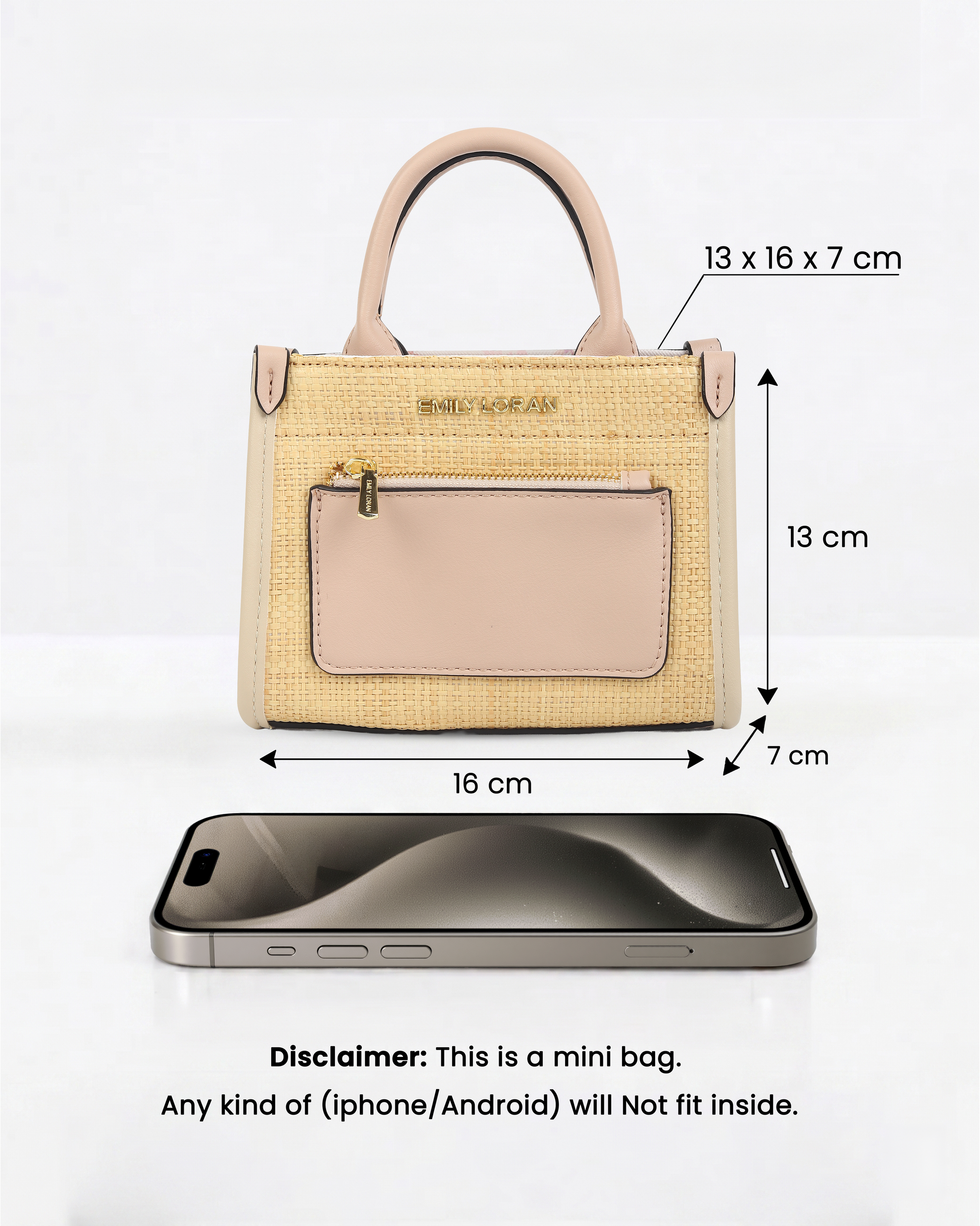 Eden Mini Bag- Beige