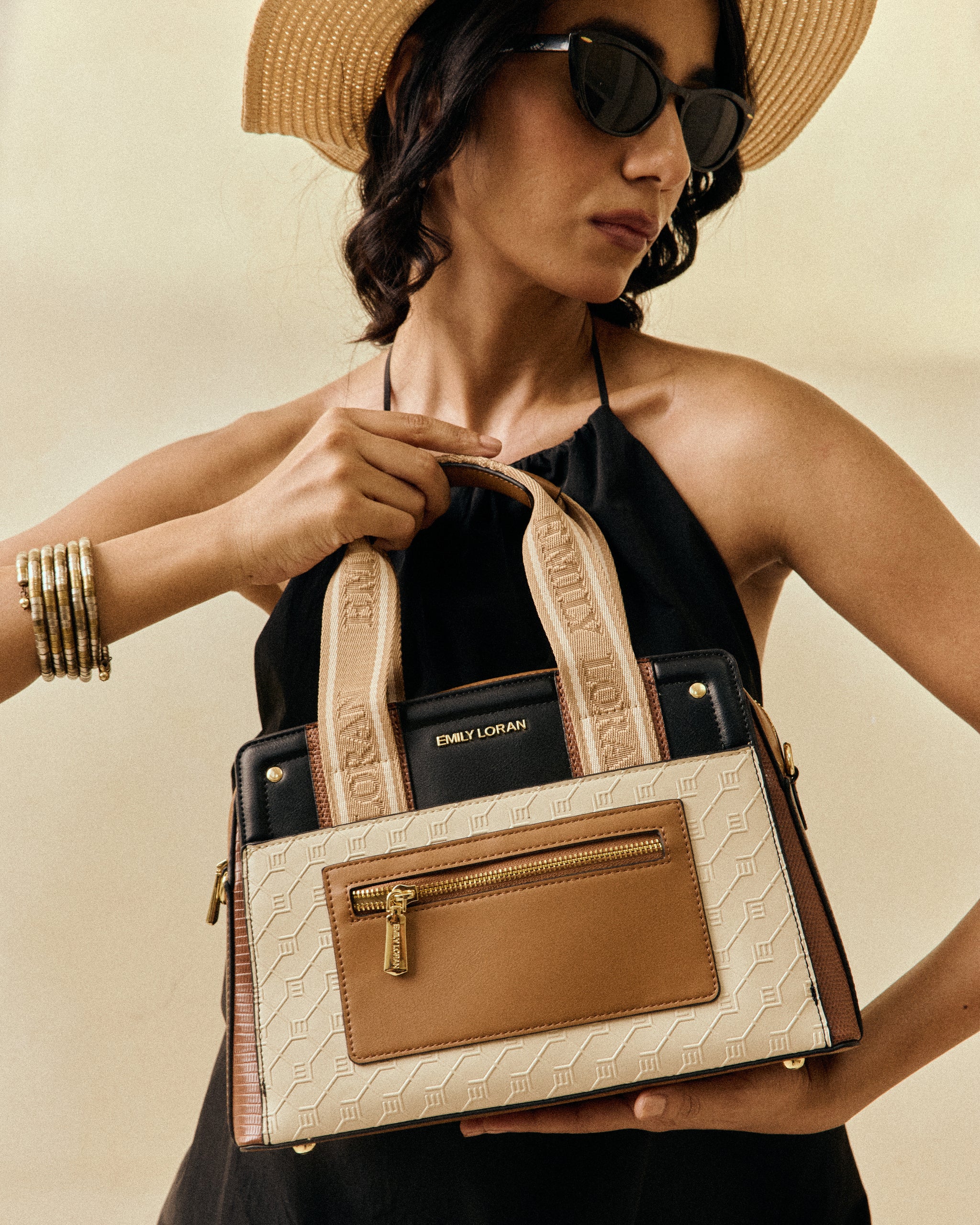 Valora Handbag- Cream