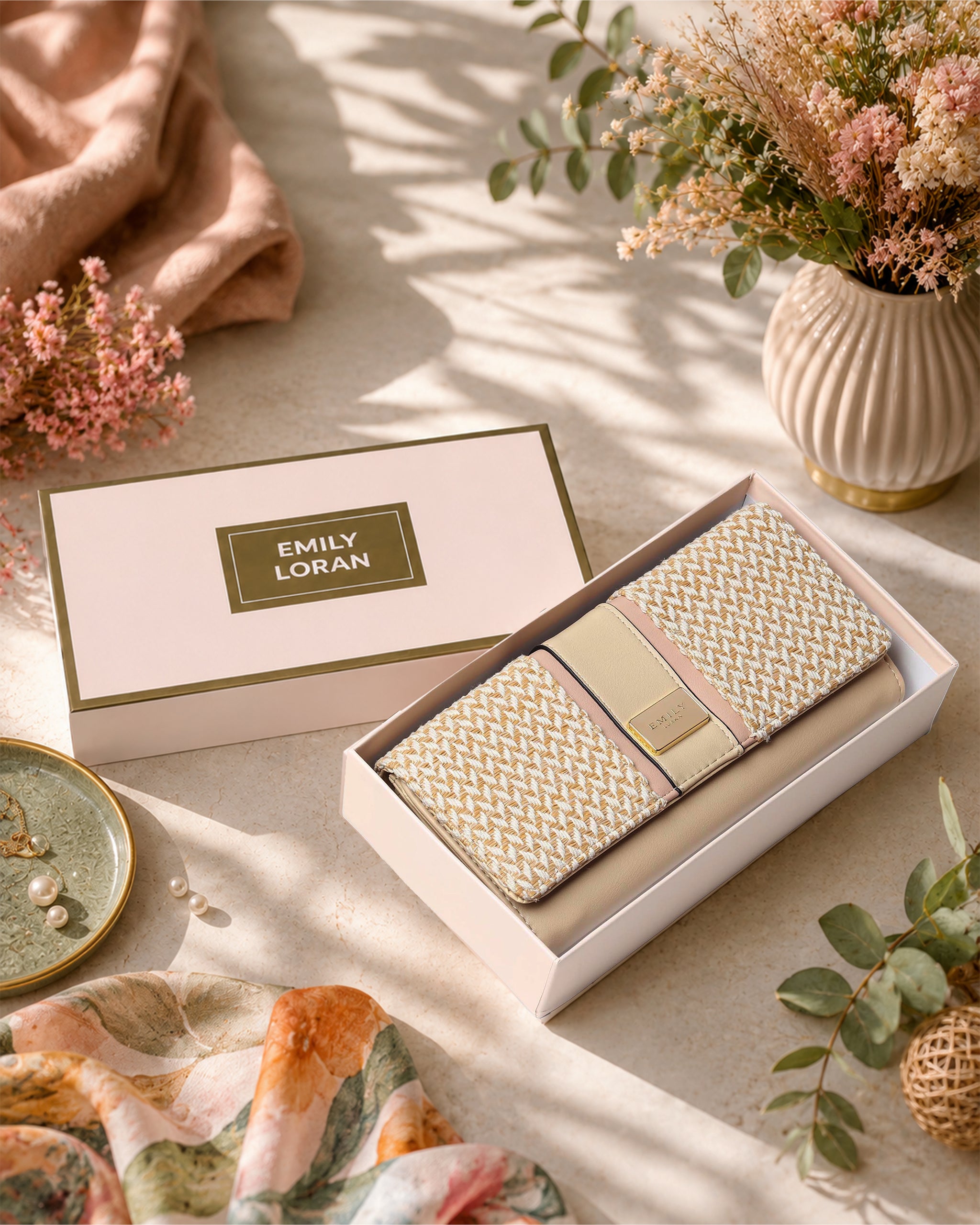 Capri Wallet- Apricot