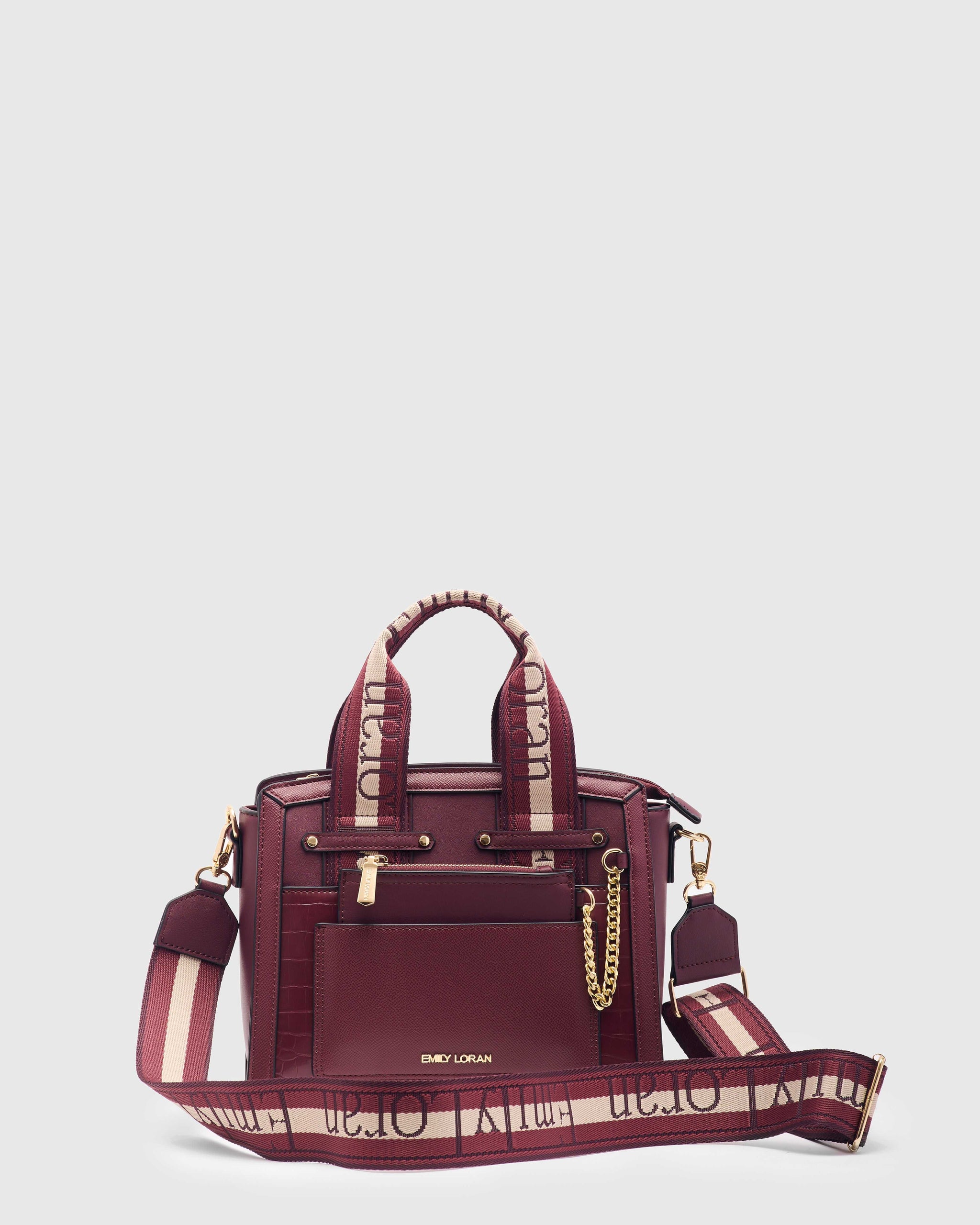Elara Handbag - Wine