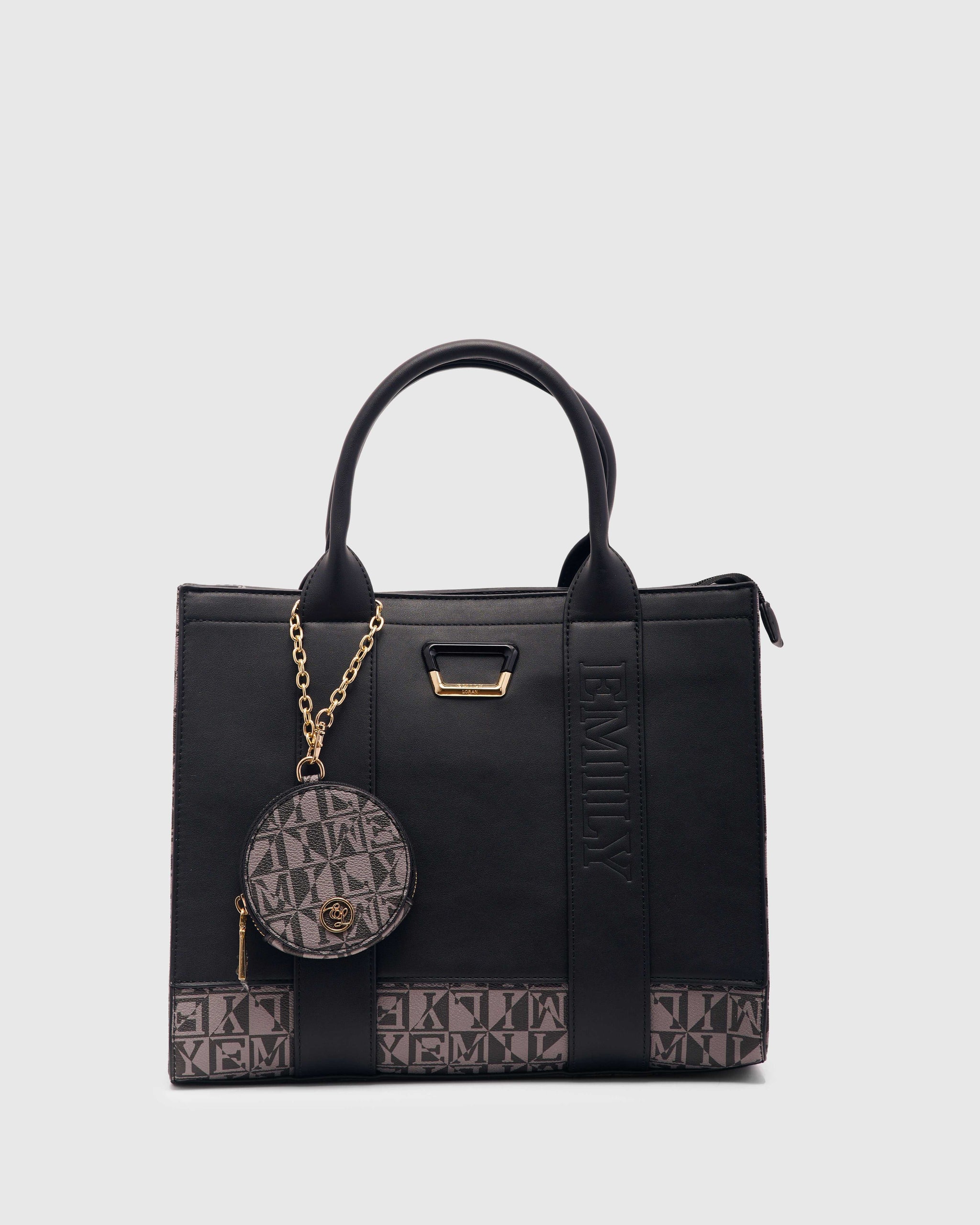 Sienna Pouch Bag - Black