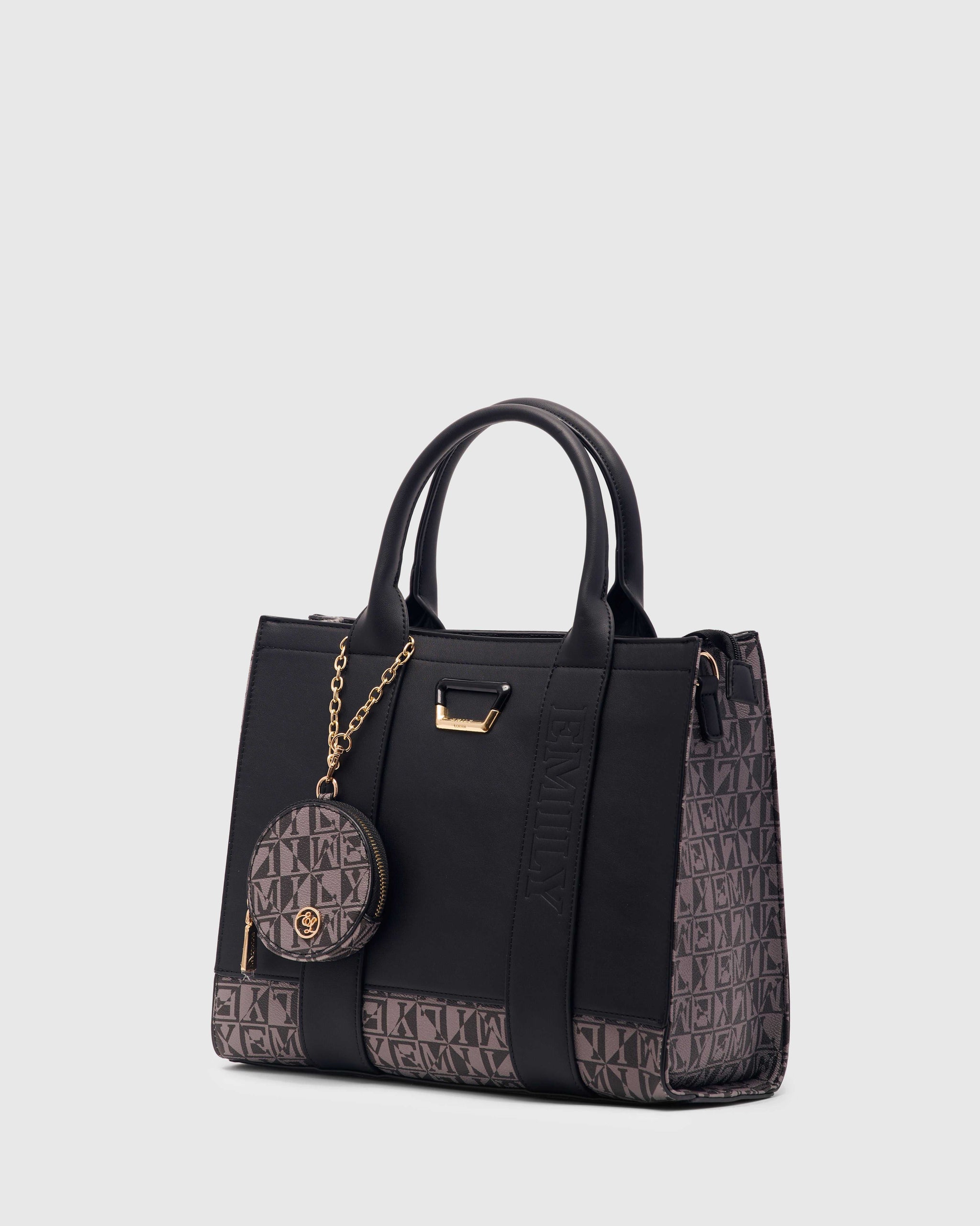 Sienna Pouch Bag - Black