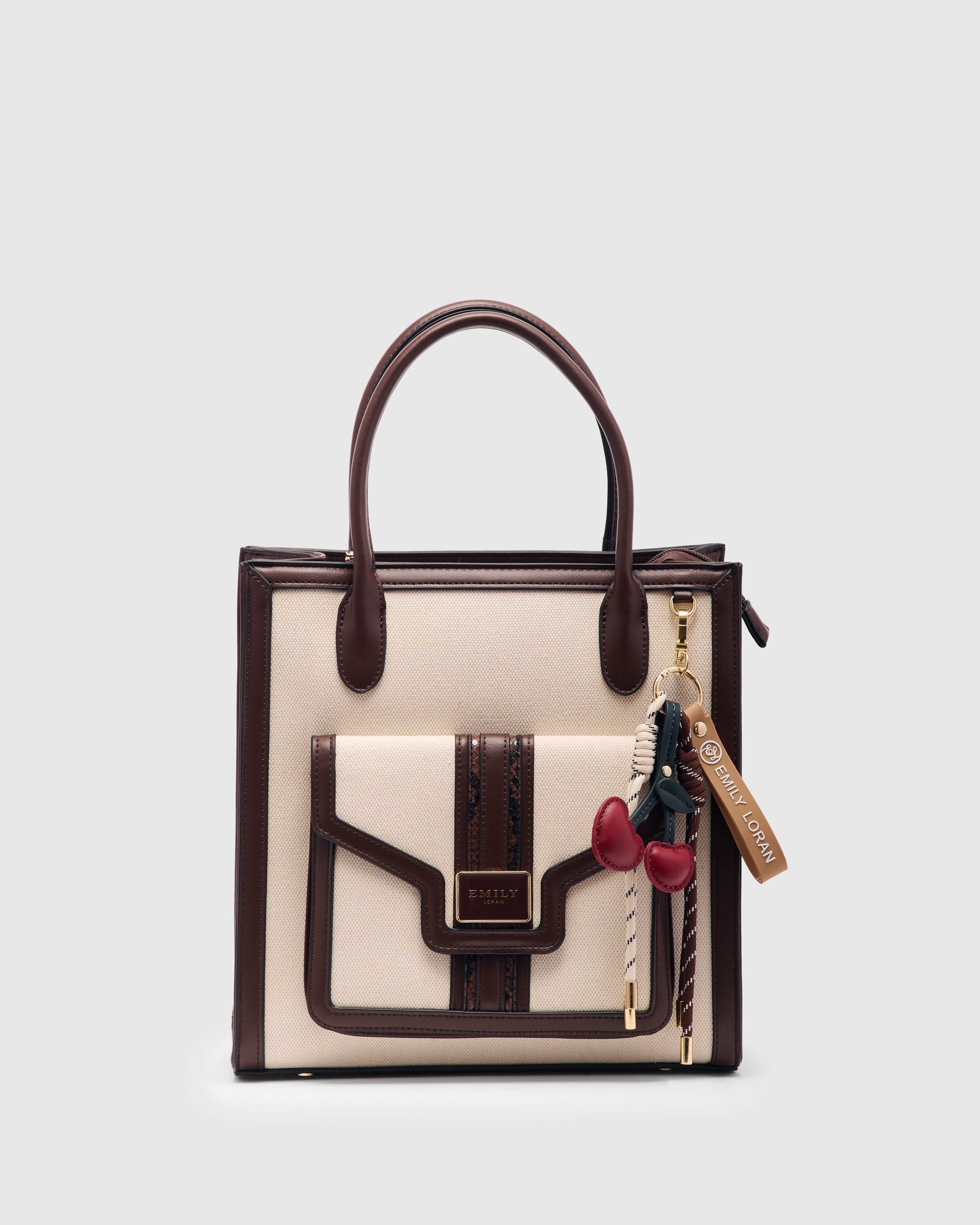 Evogue Charm Bag -  Brown