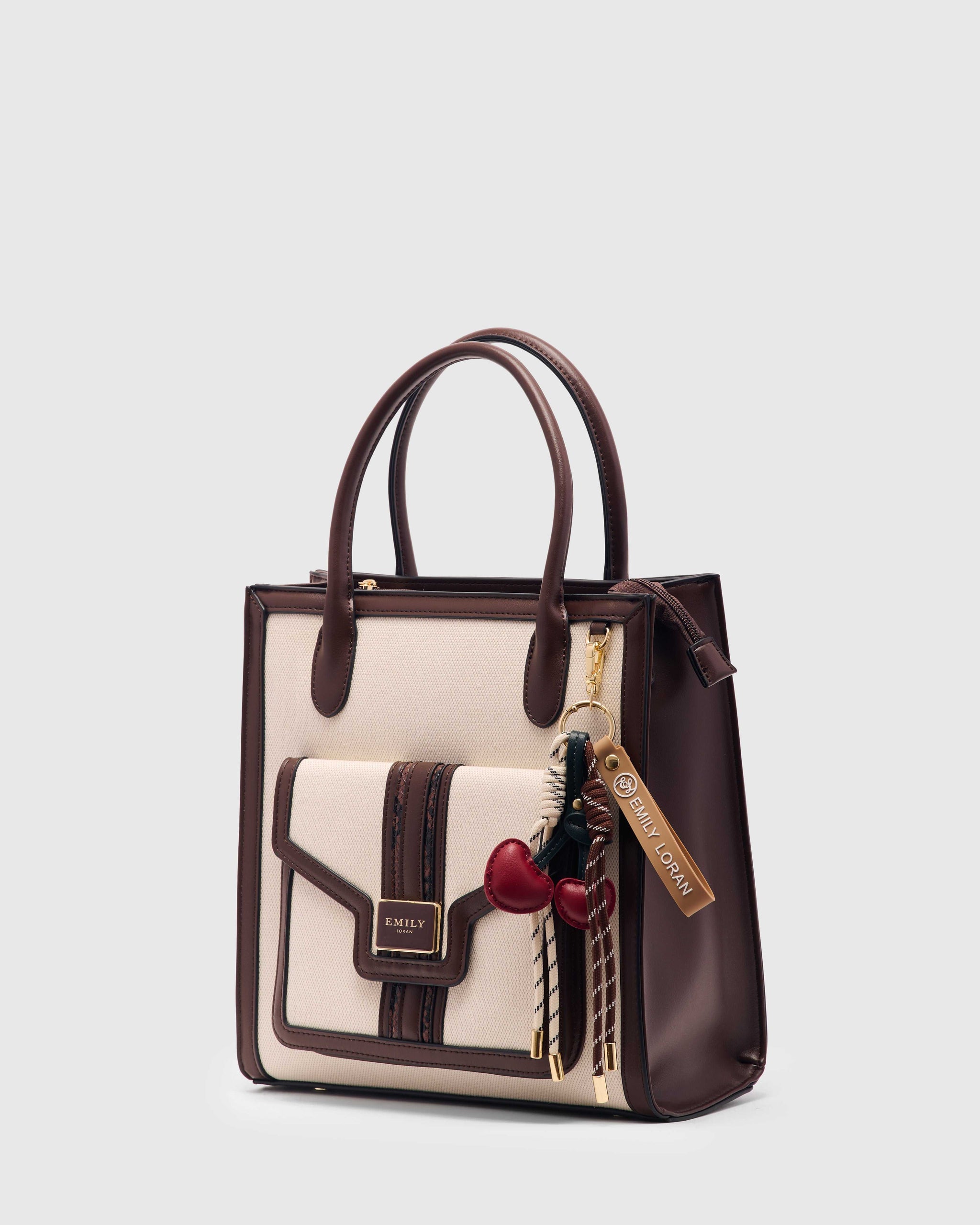 Evogue Charm Bag -  Brown