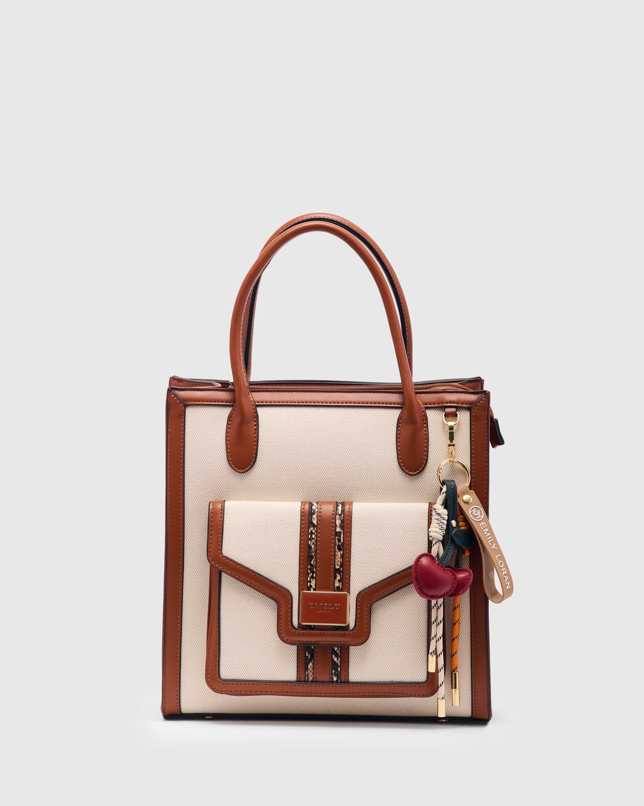 Evogue Charm Bag -Tan