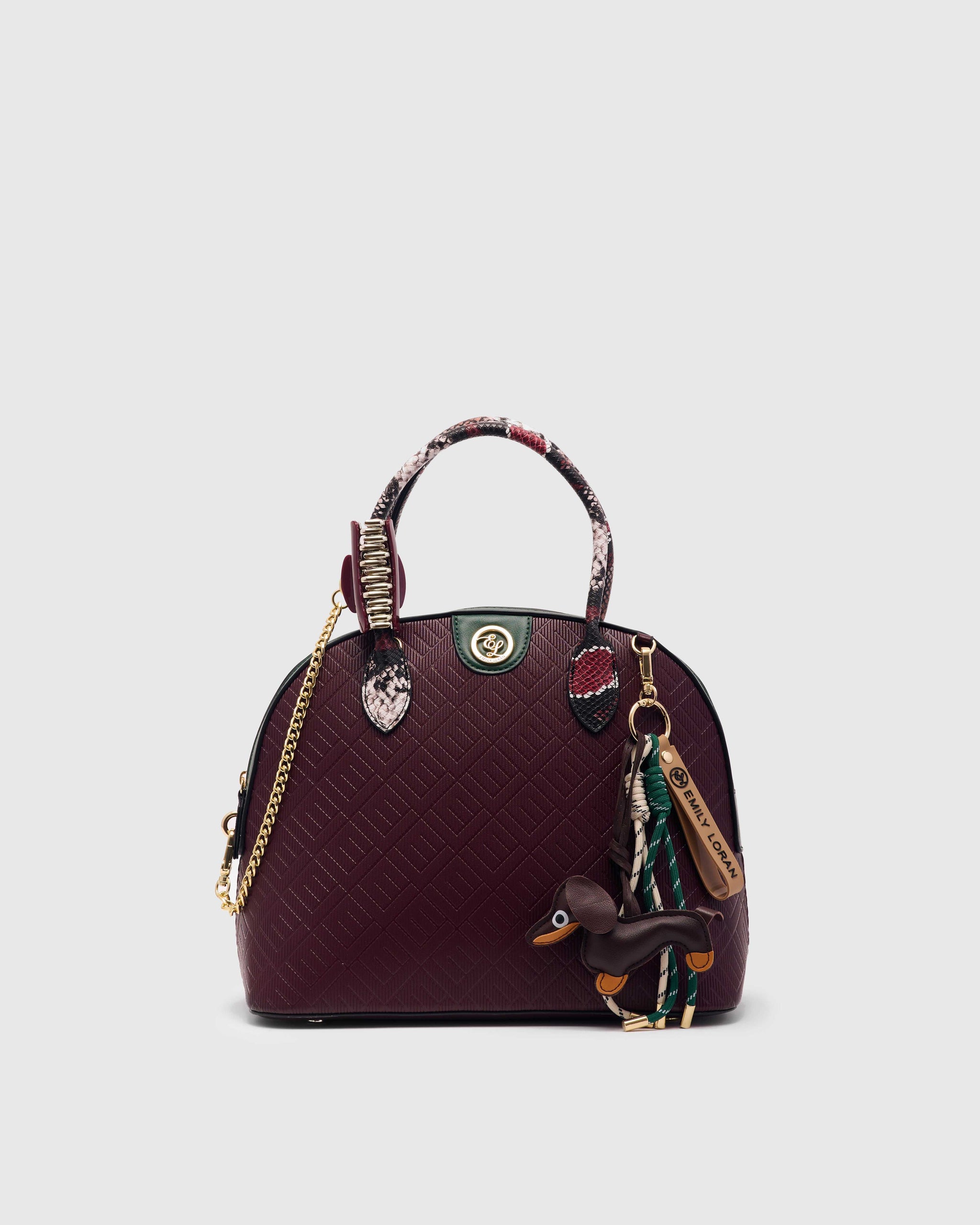 Auracharm Handbag - Wine