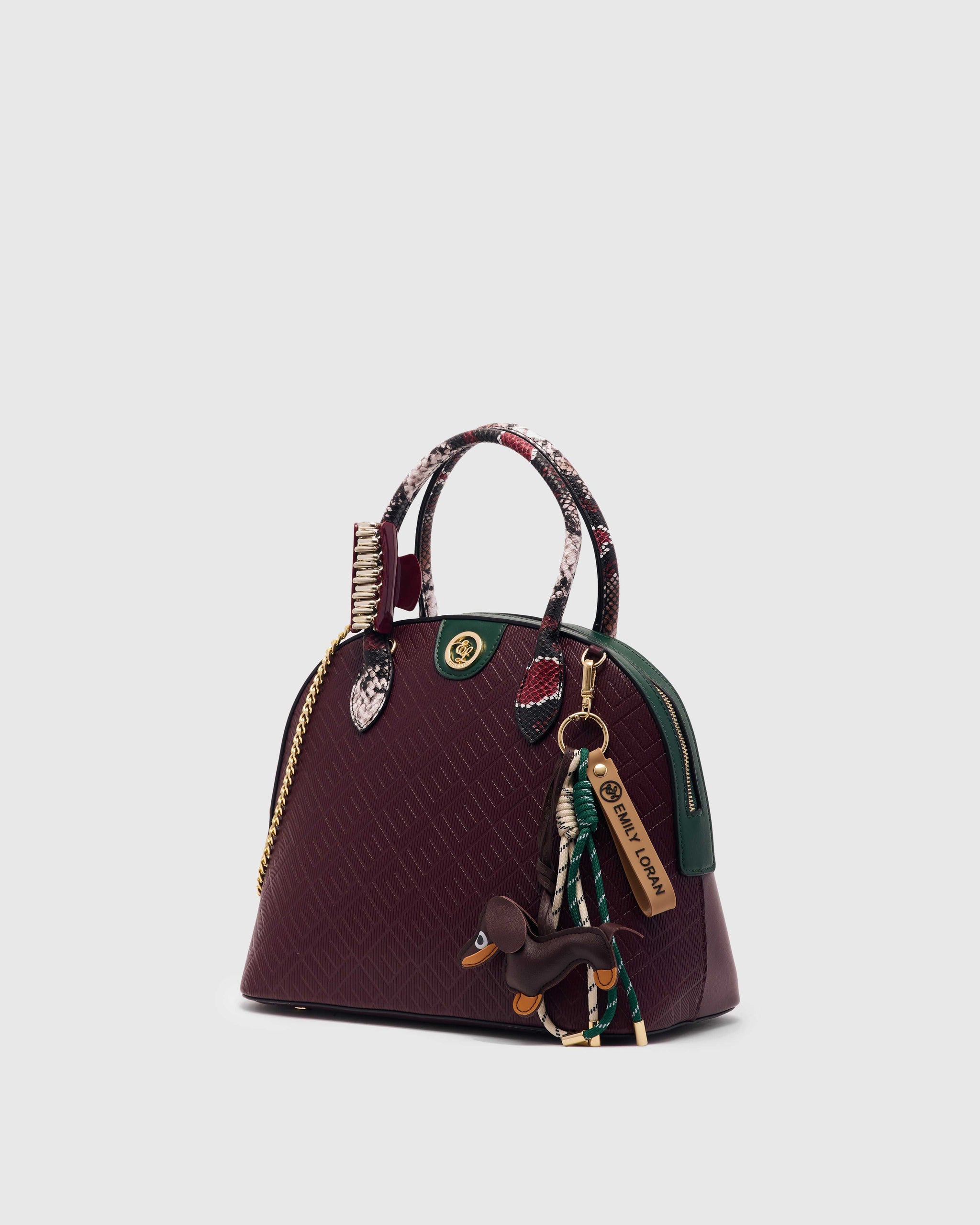 Auracharm Handbag - Wine