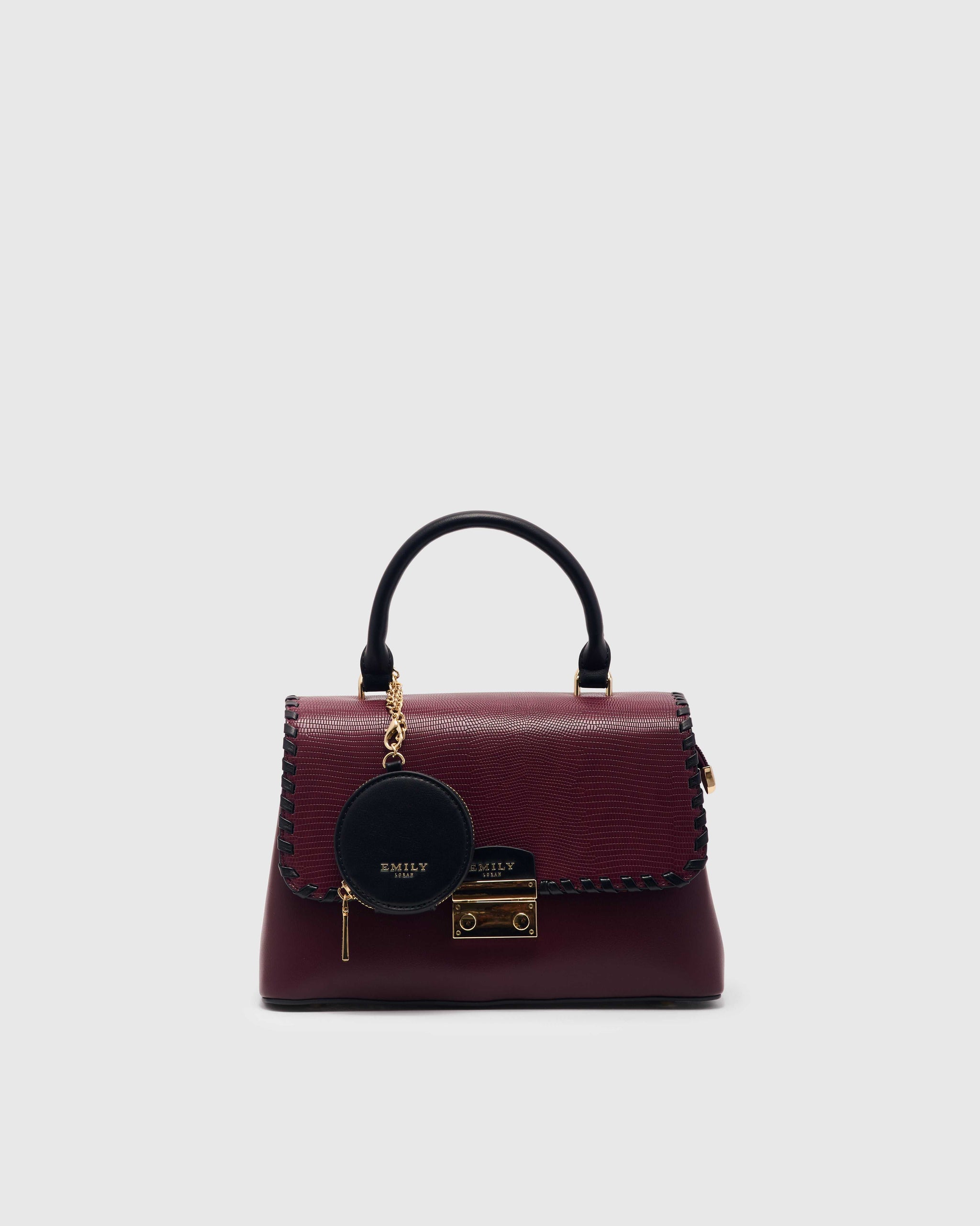 Noella Handbag - Wine