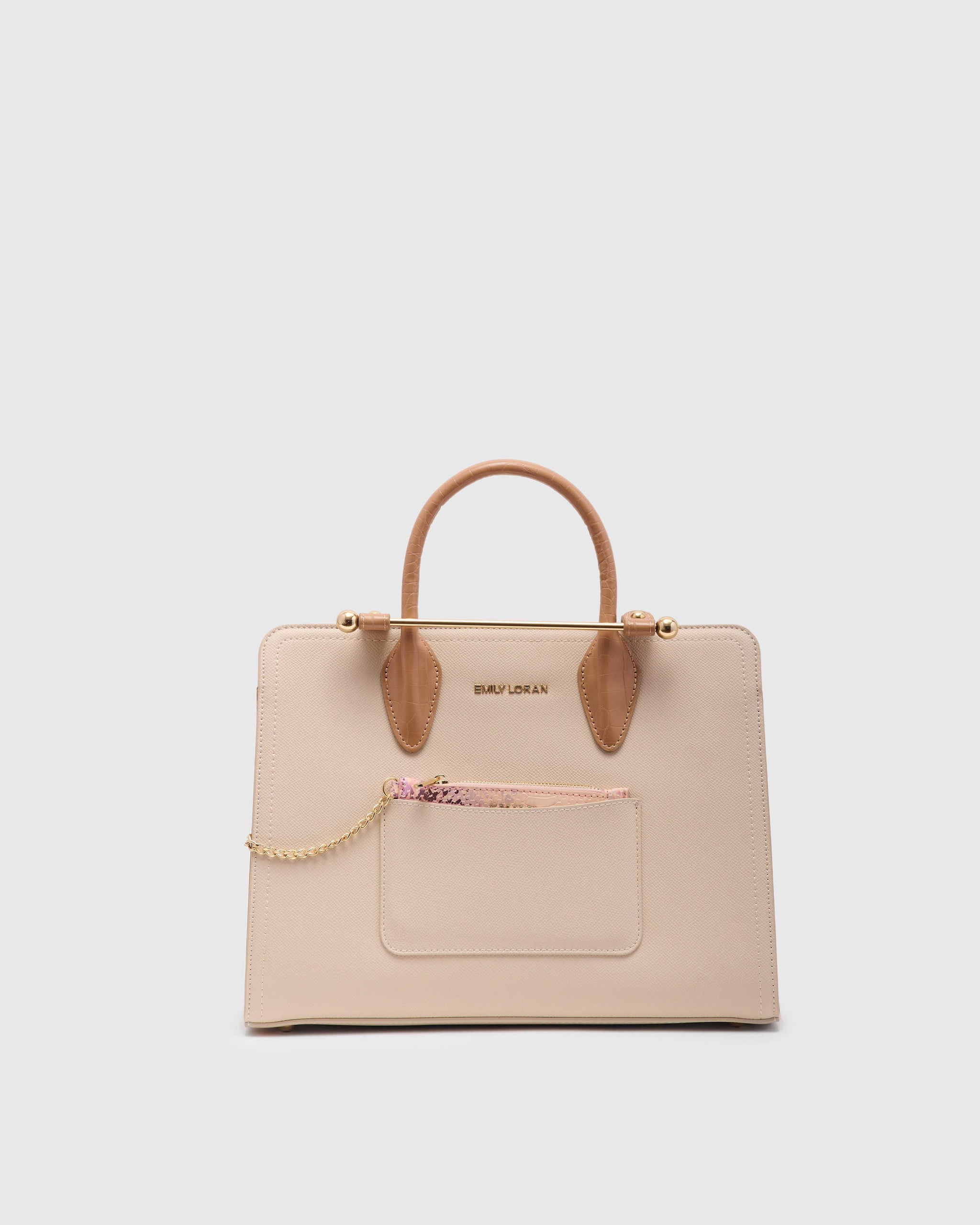 Vallora Handbag -Beige
