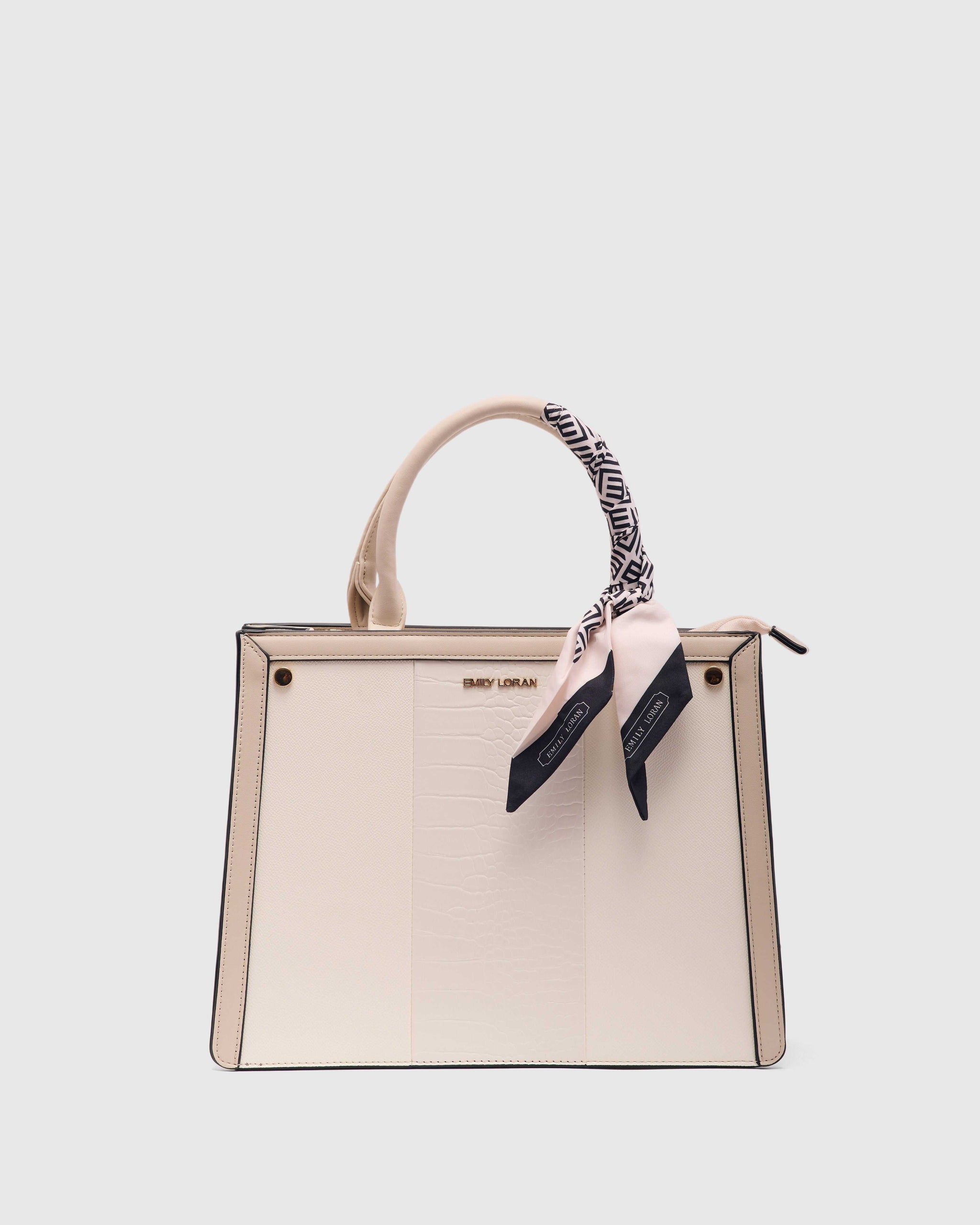 Roselle Handbag -Cream