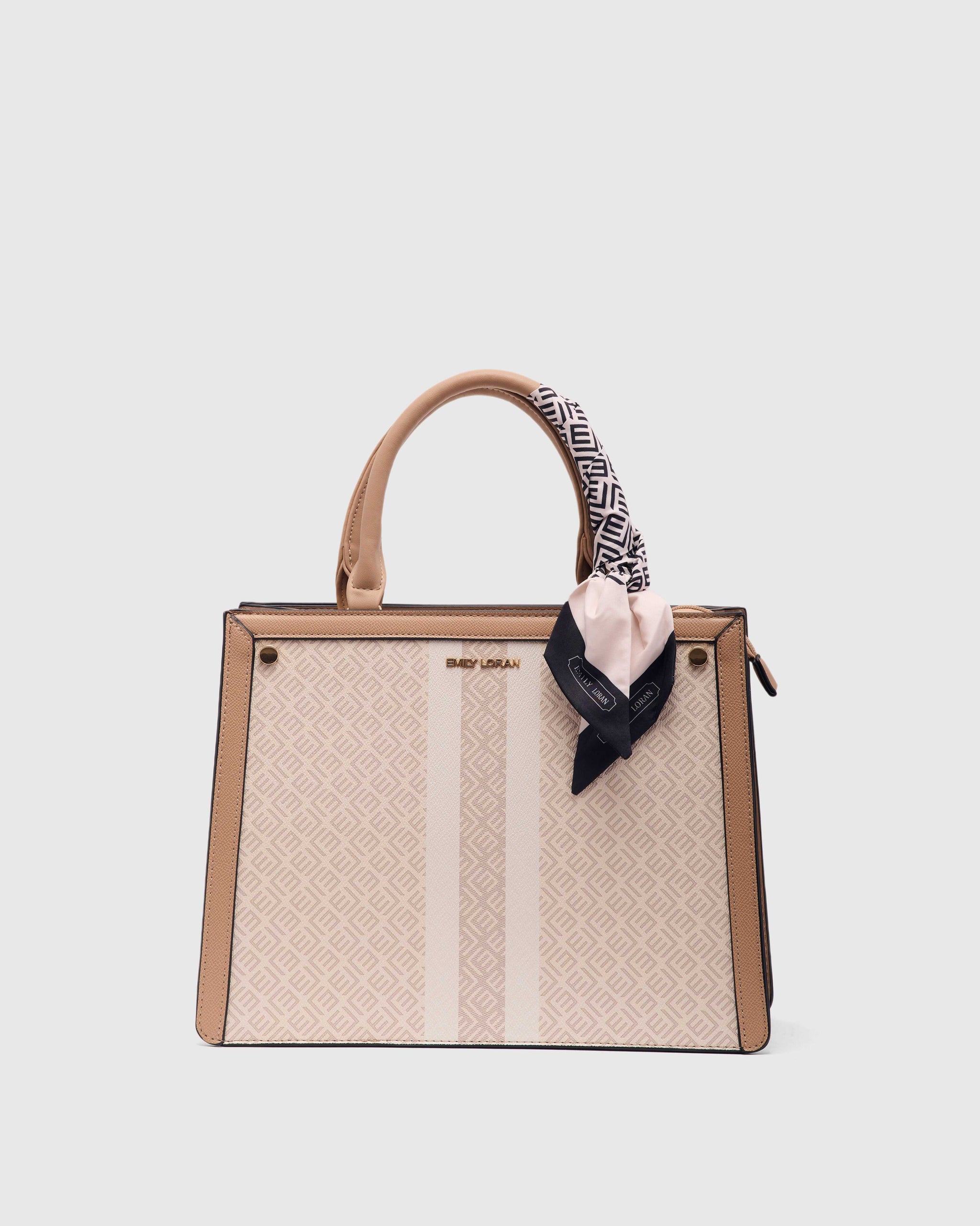 Roselle Handbag -Beige