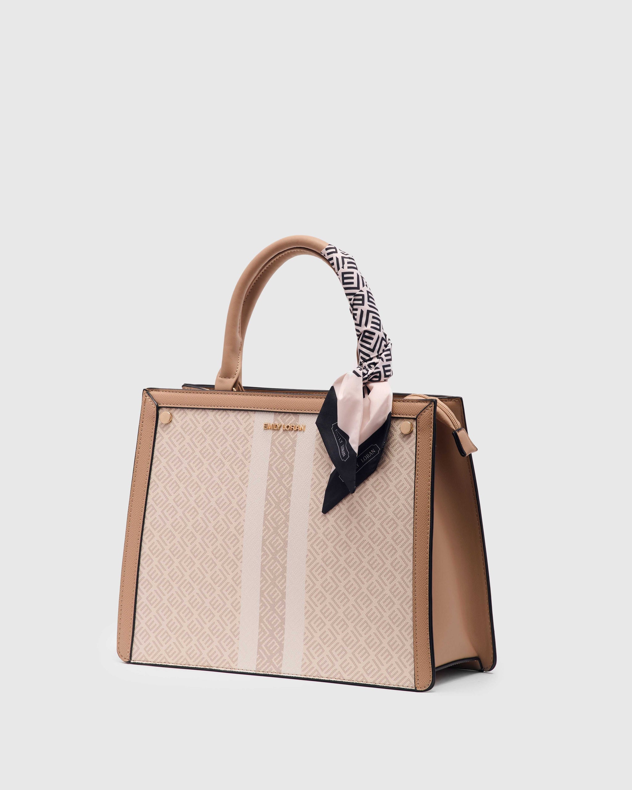 Roselle Handbag -Beige