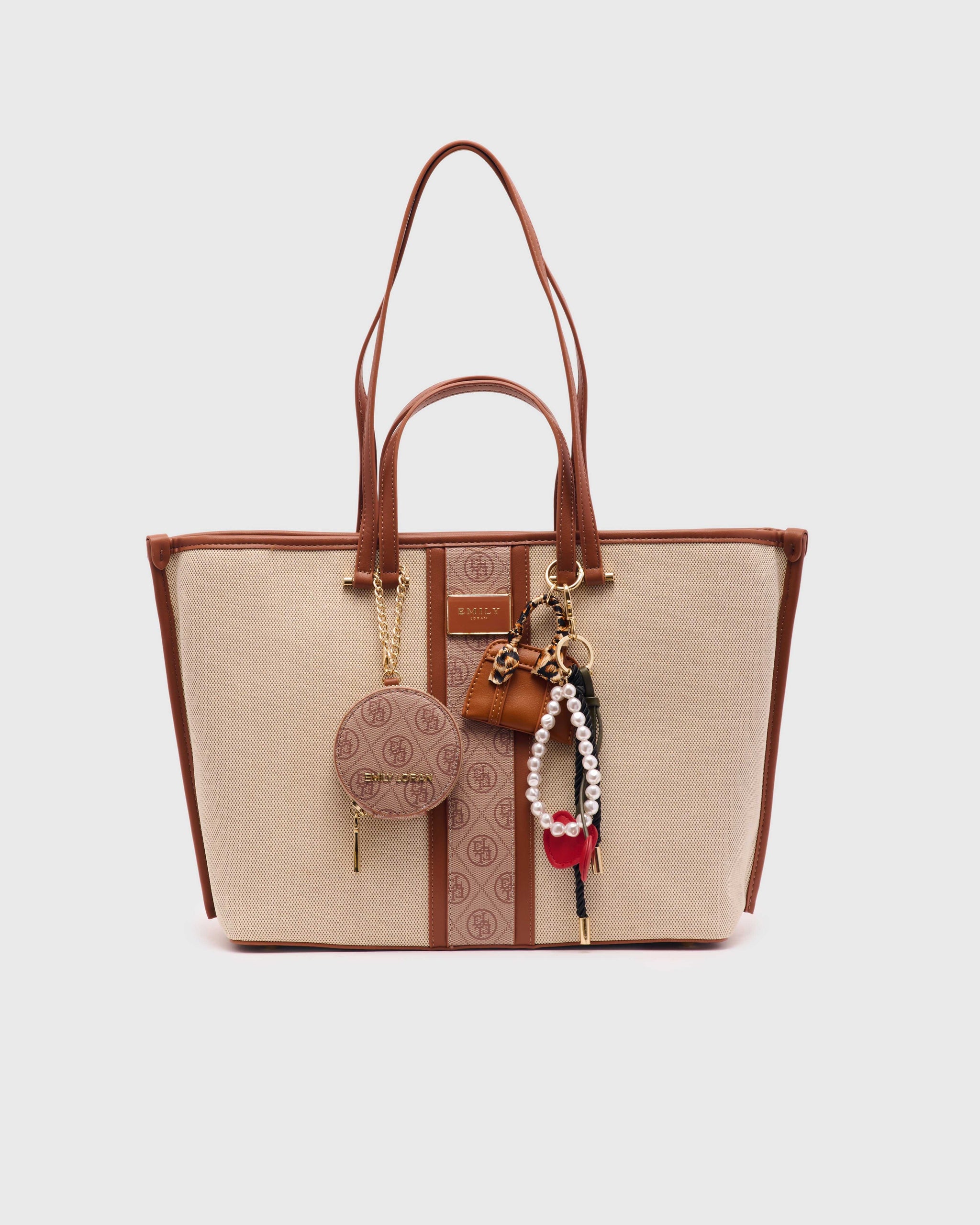 Luna Belle Tote -   Brown