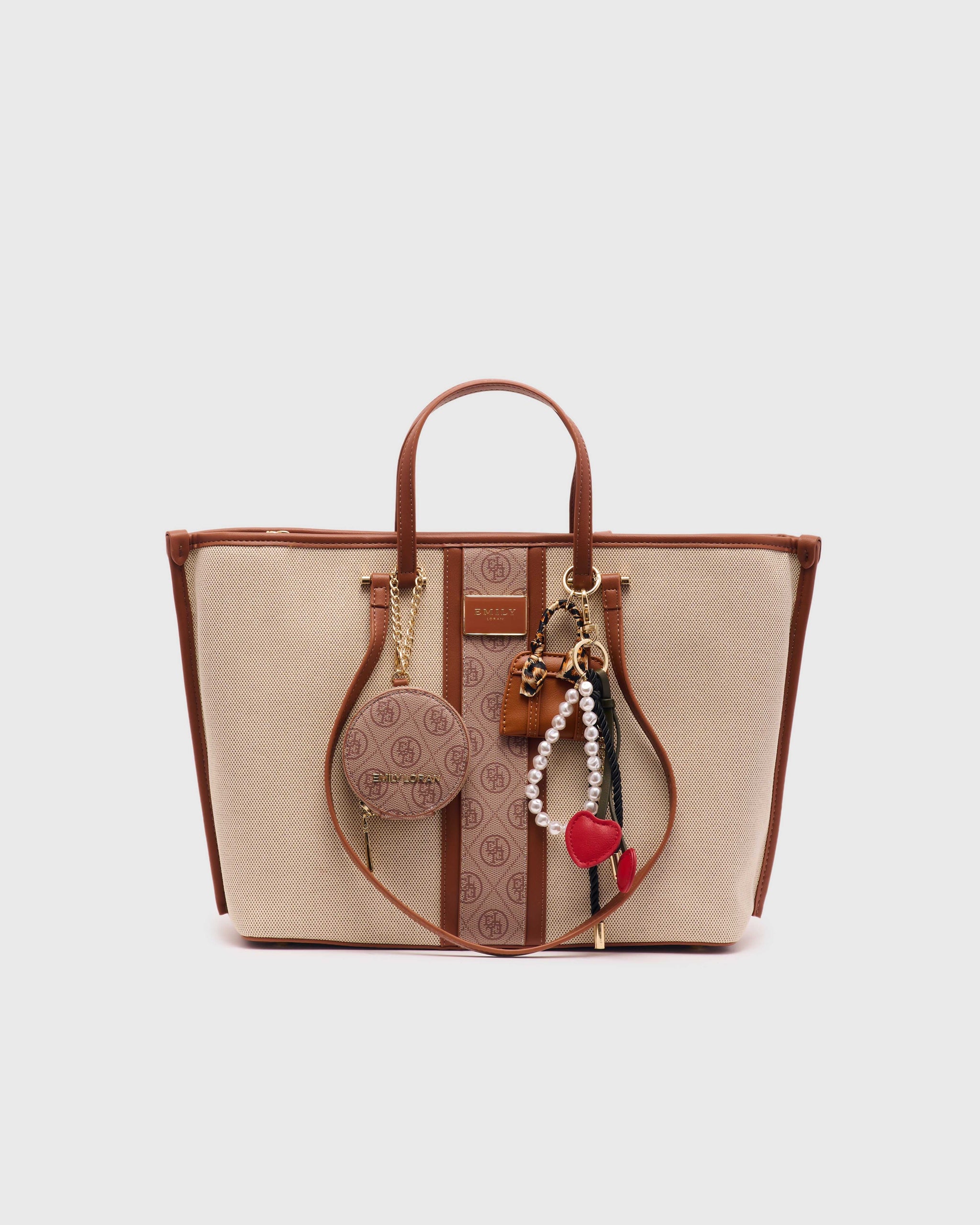 Luna Belle Tote -   Brown