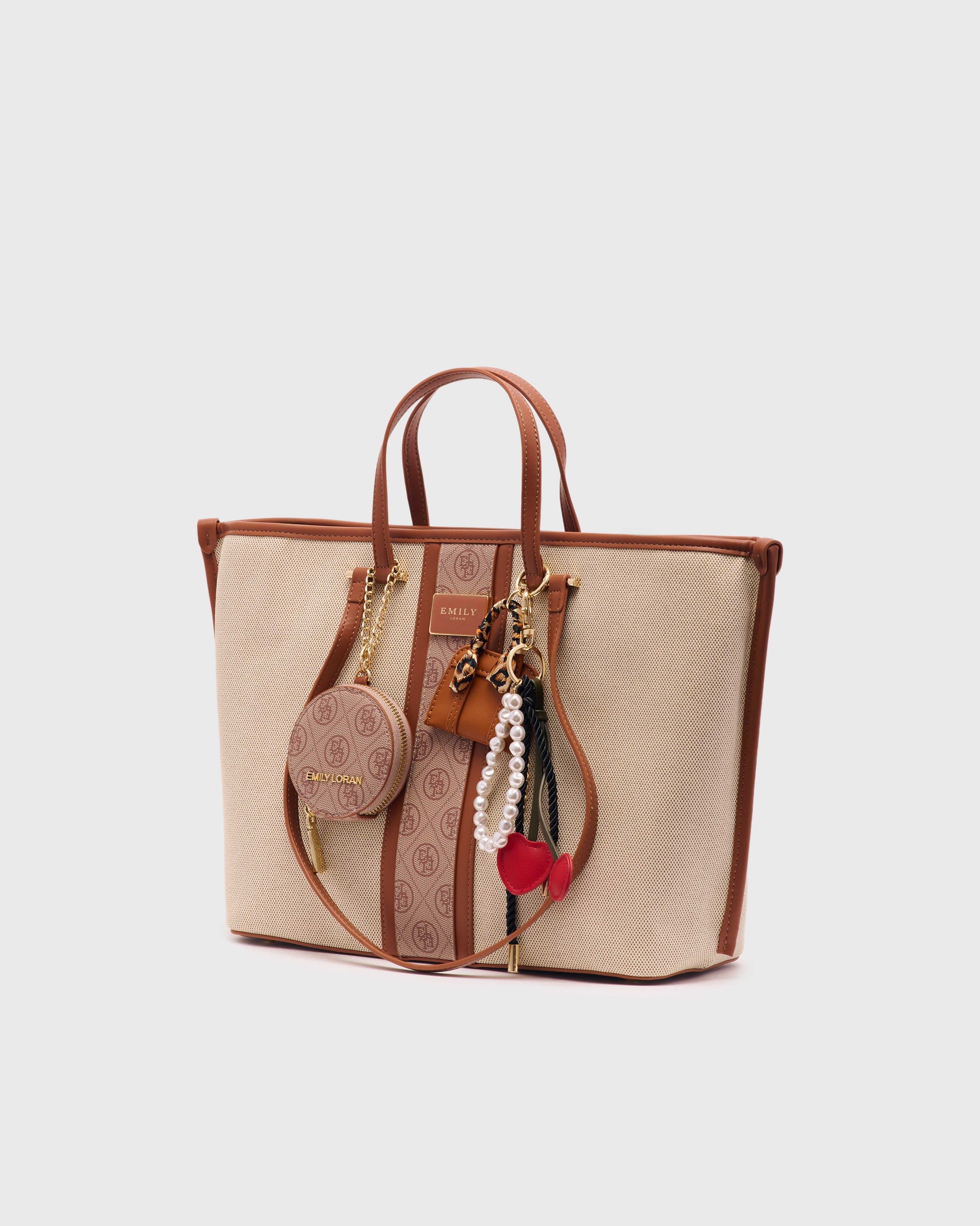 Luna Belle Tote -   Brown