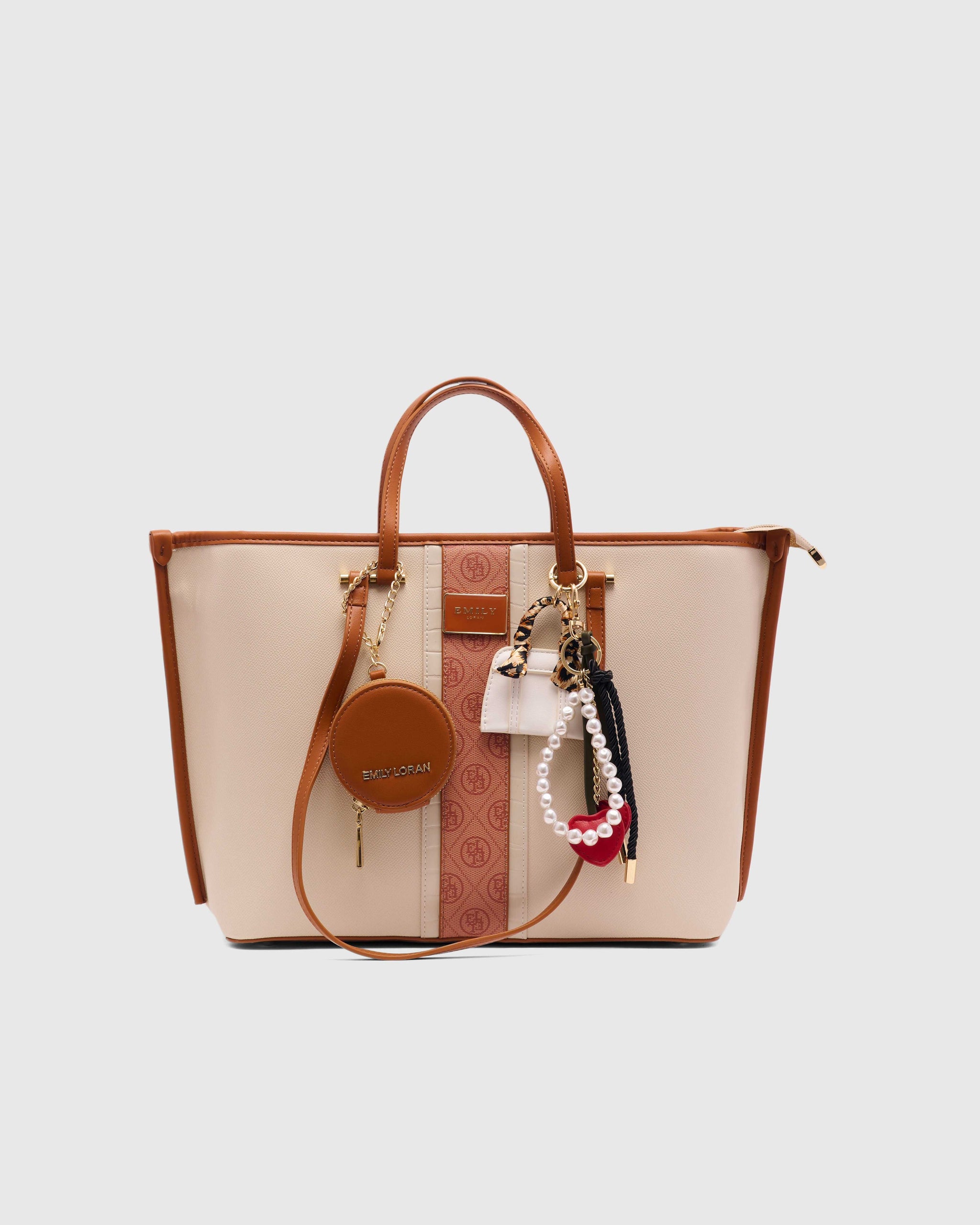 Luna Belle Tote - Tan