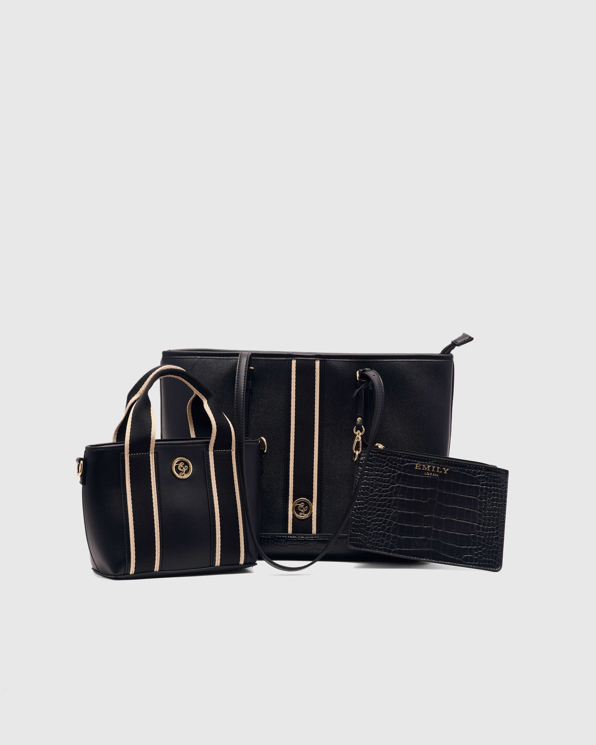 Verra Tote Trio - Black