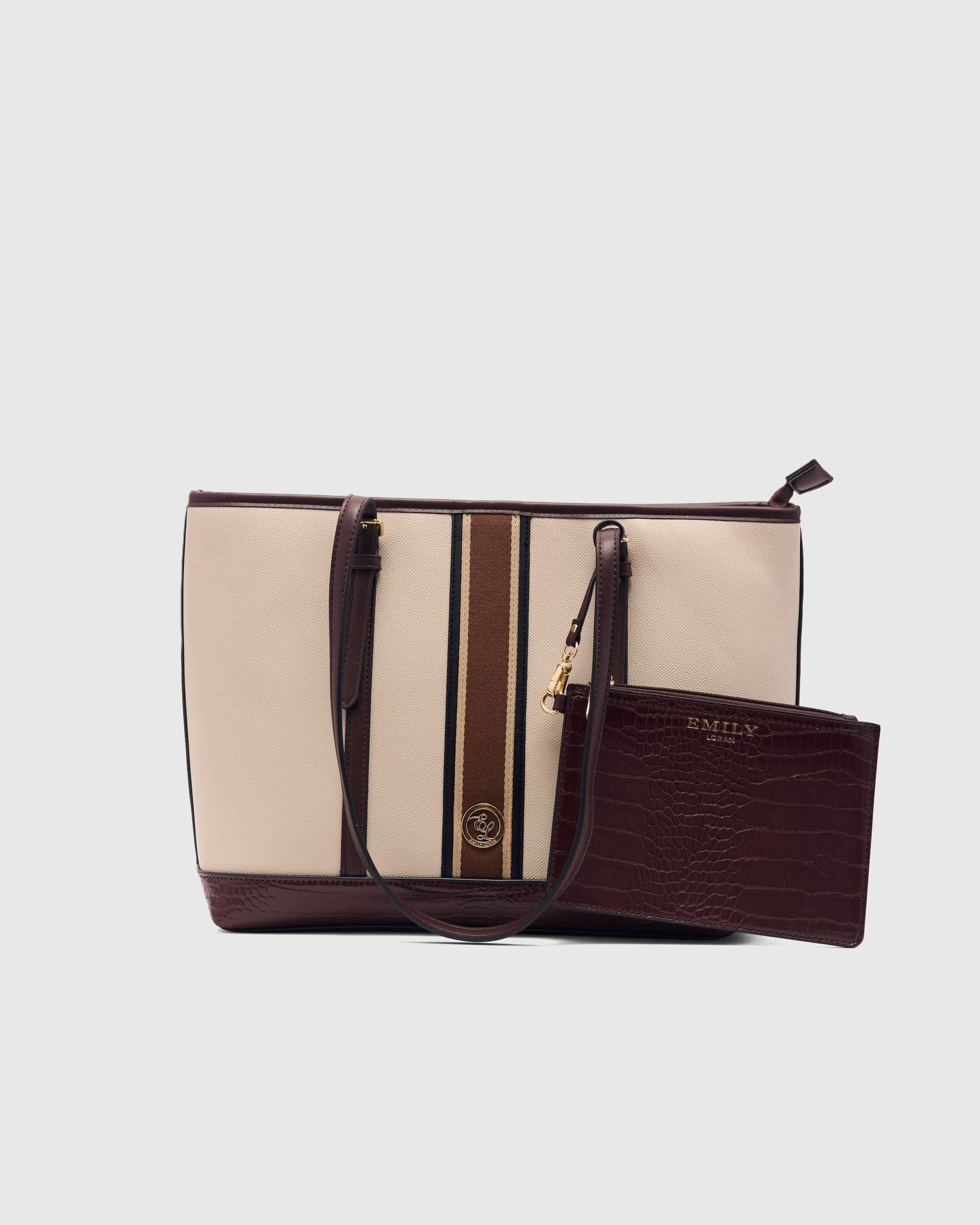 Verra Tote Trio - Dark Brown