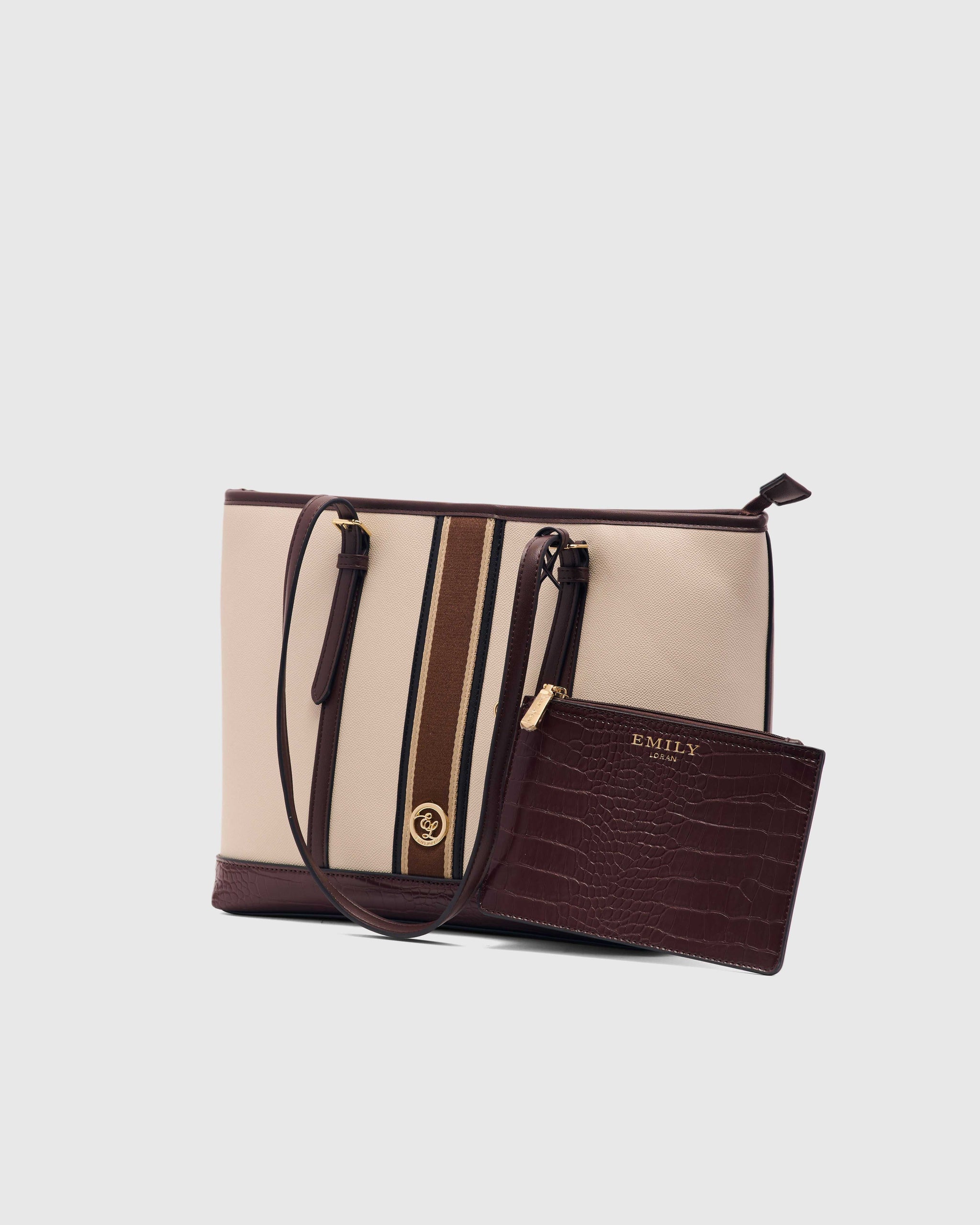 Verra Tote Trio - Dark Brown