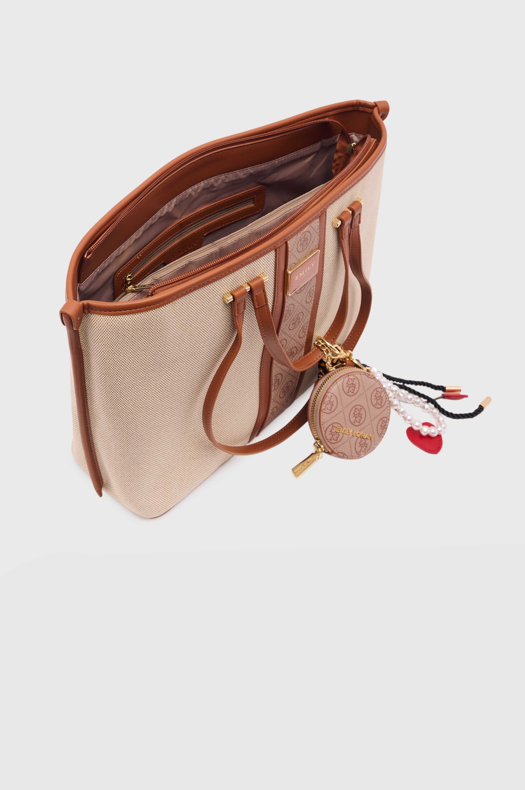 Luna Belle Tote -   Brown