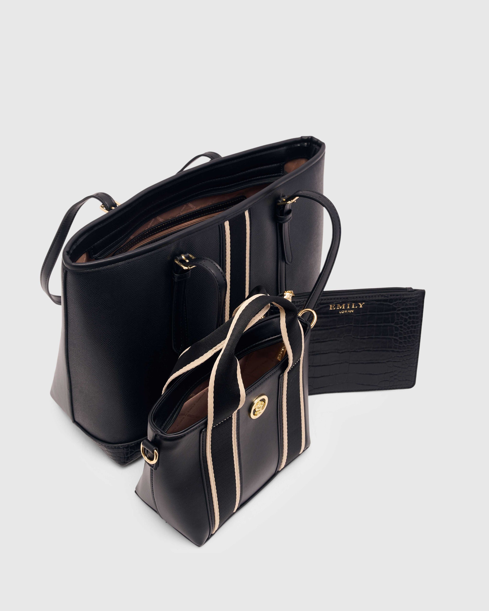 Verra Tote Trio - Black