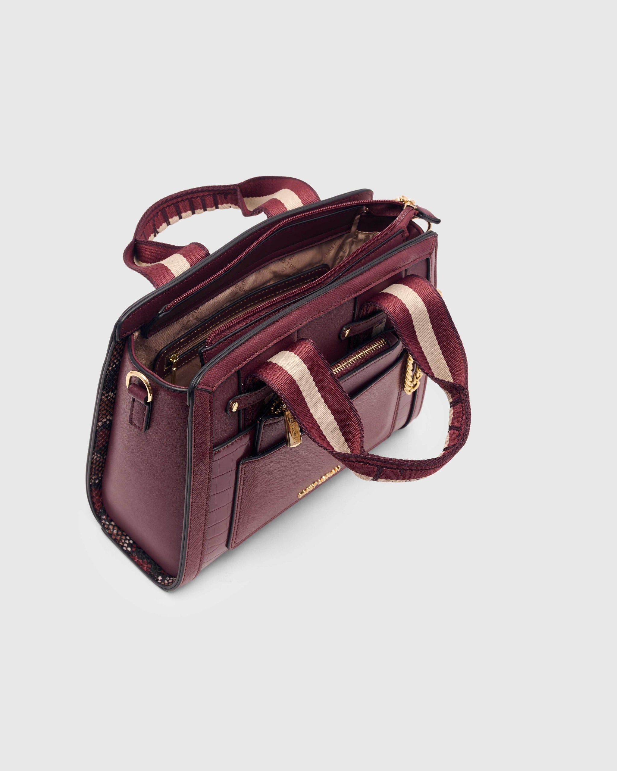 Elara Handbag - Wine