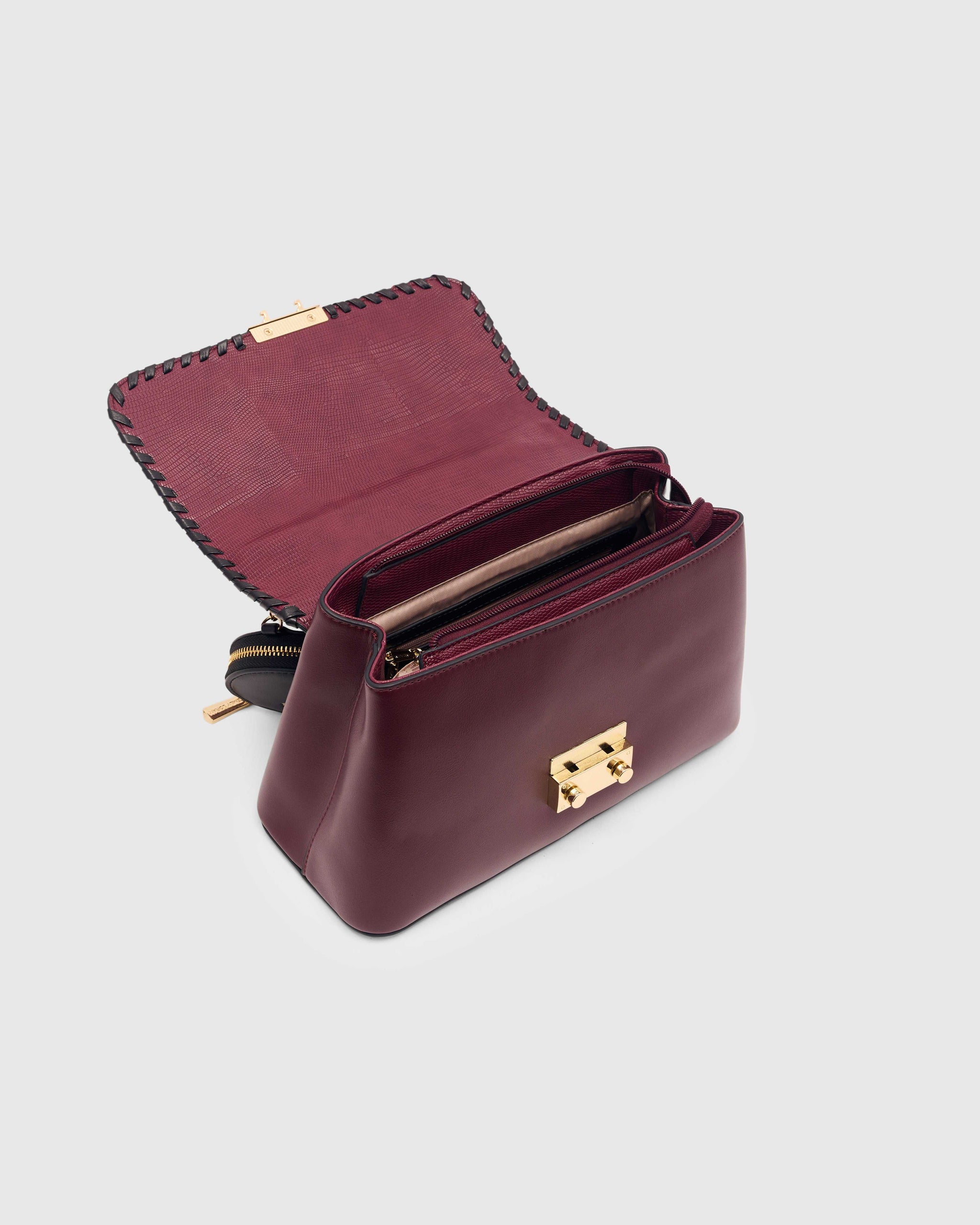 Noella Handbag - Wine