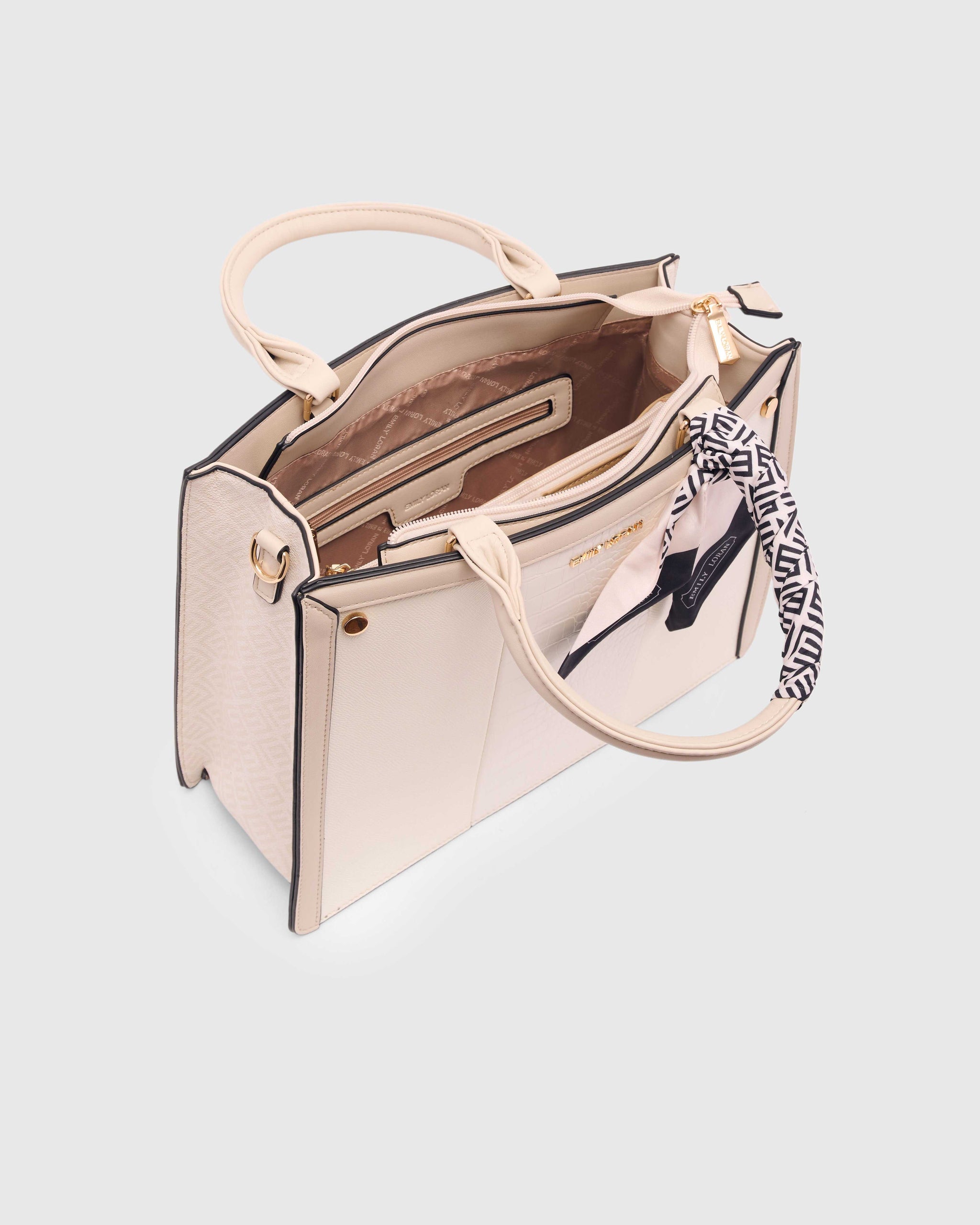 Roselle Handbag -Cream