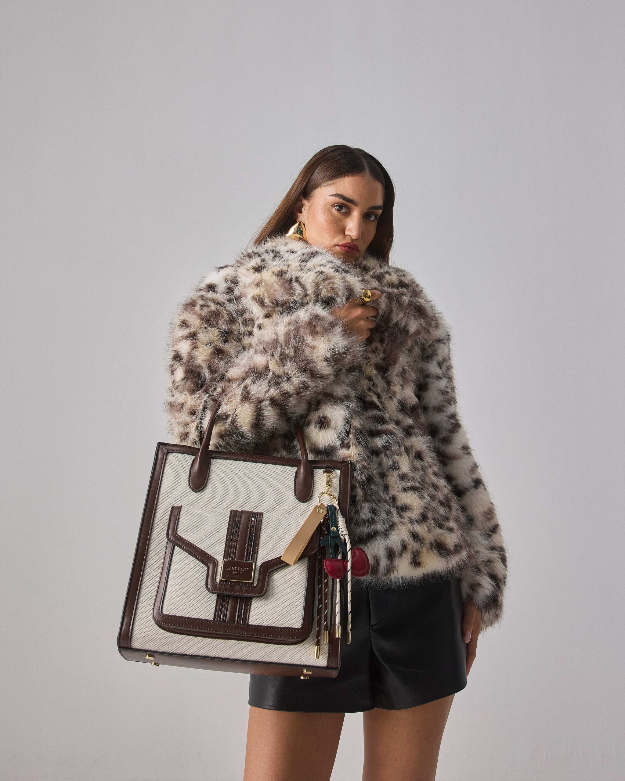 Evogue Charm Bag -  Brown