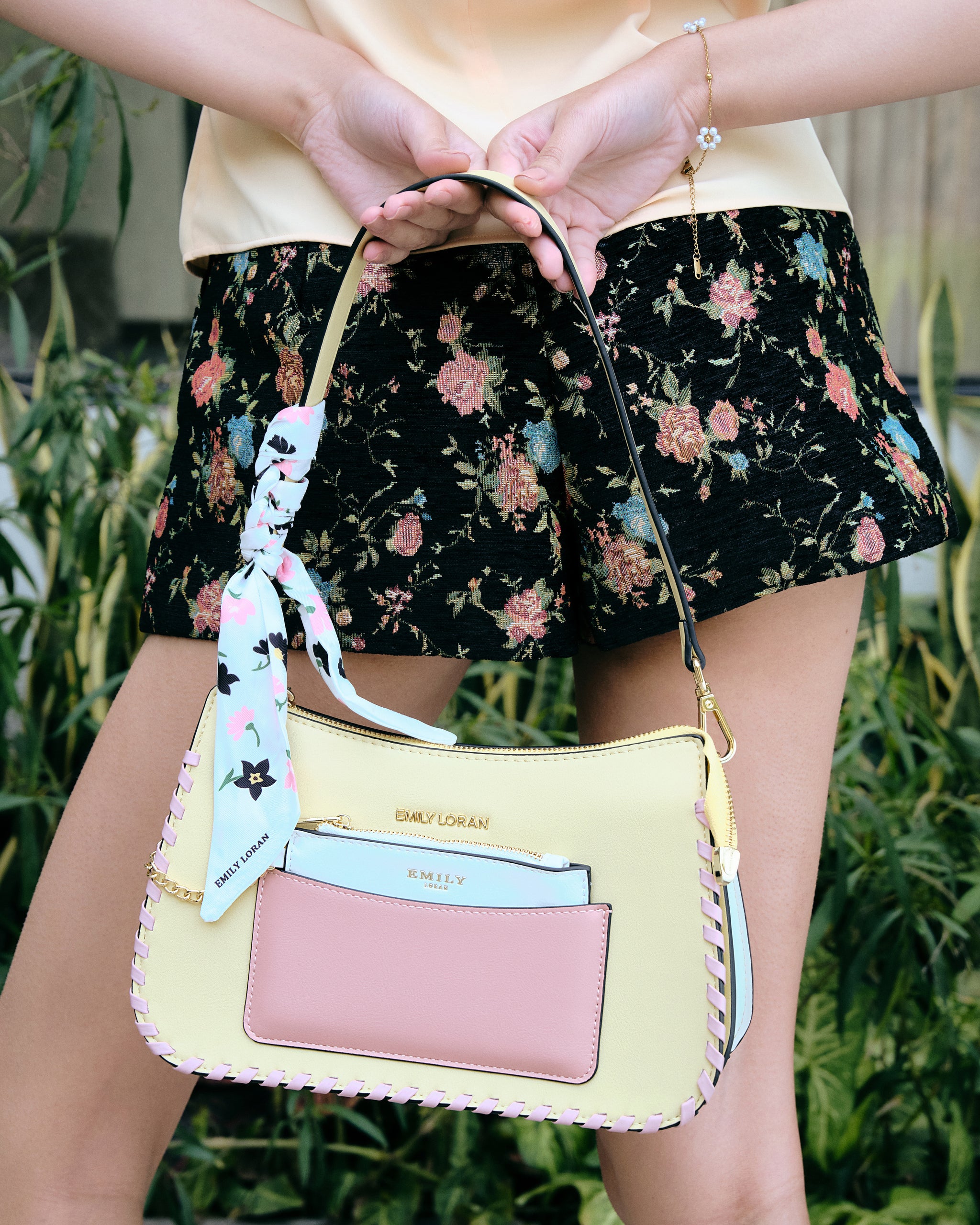 Dewdrop Shoulder Bag - Yellow