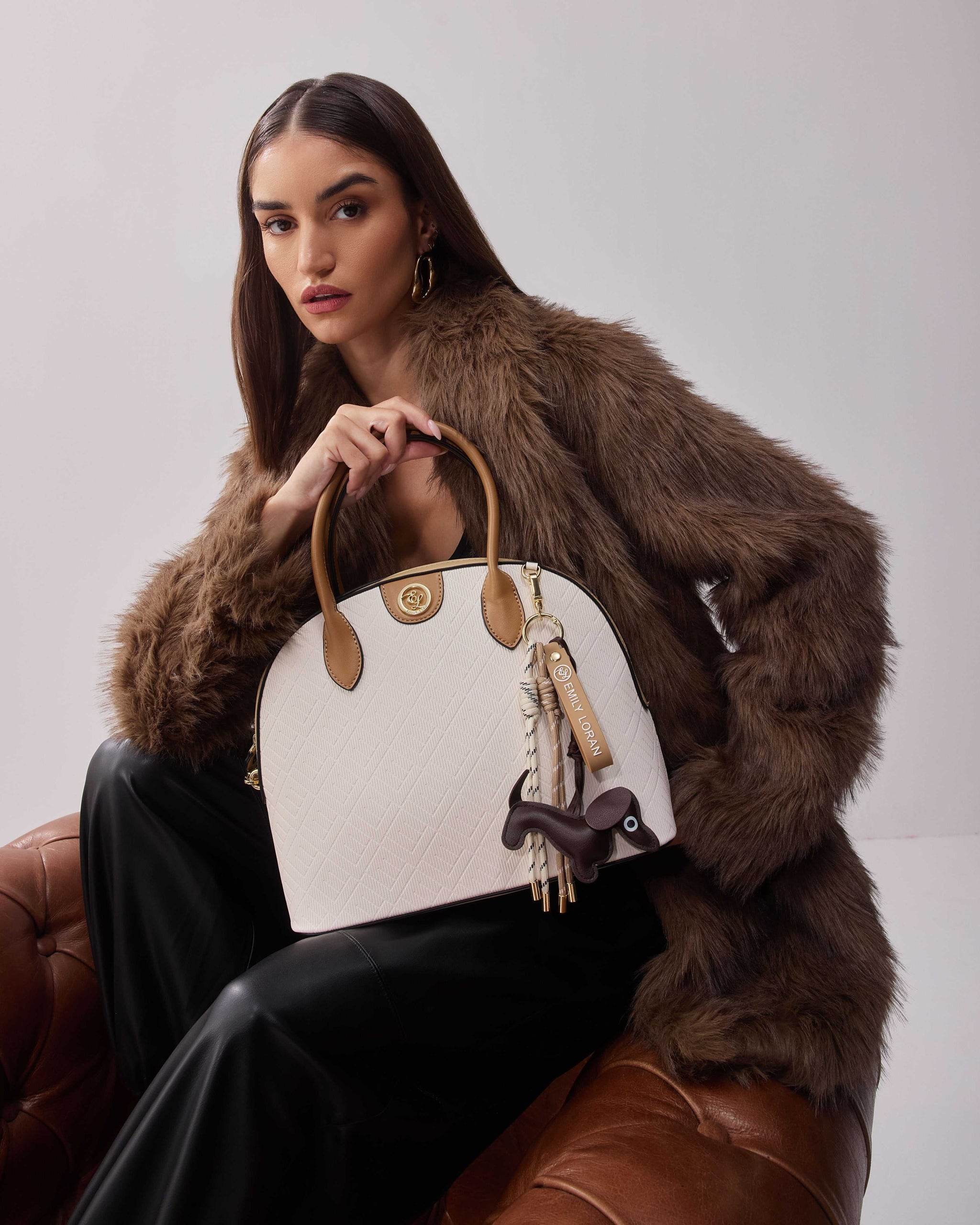 Auracharm Handbag - Beige