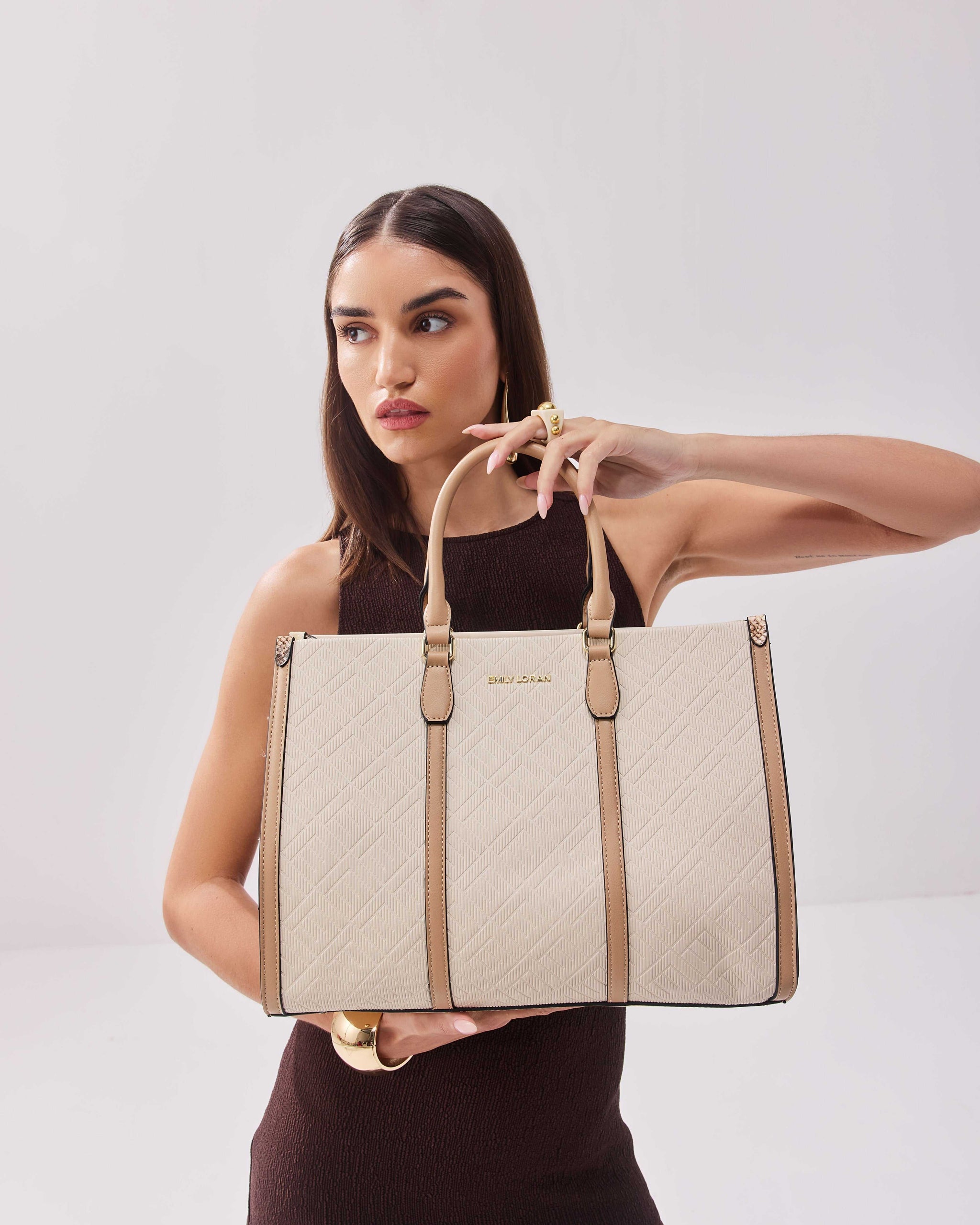 Aurielle Handbag - Beige