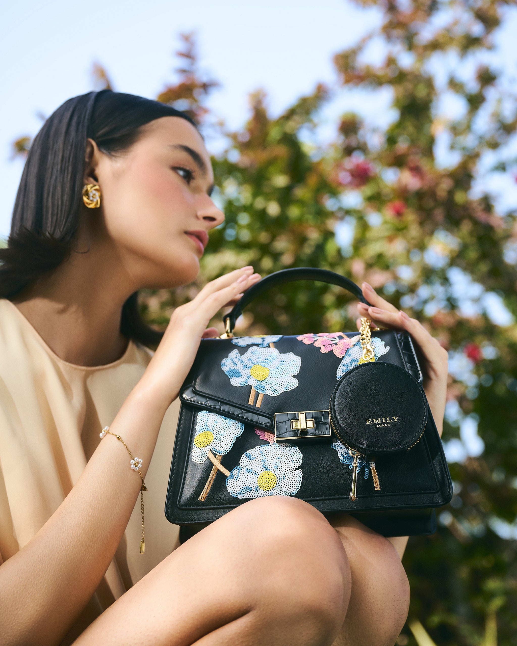 Jardin Handbag - Black