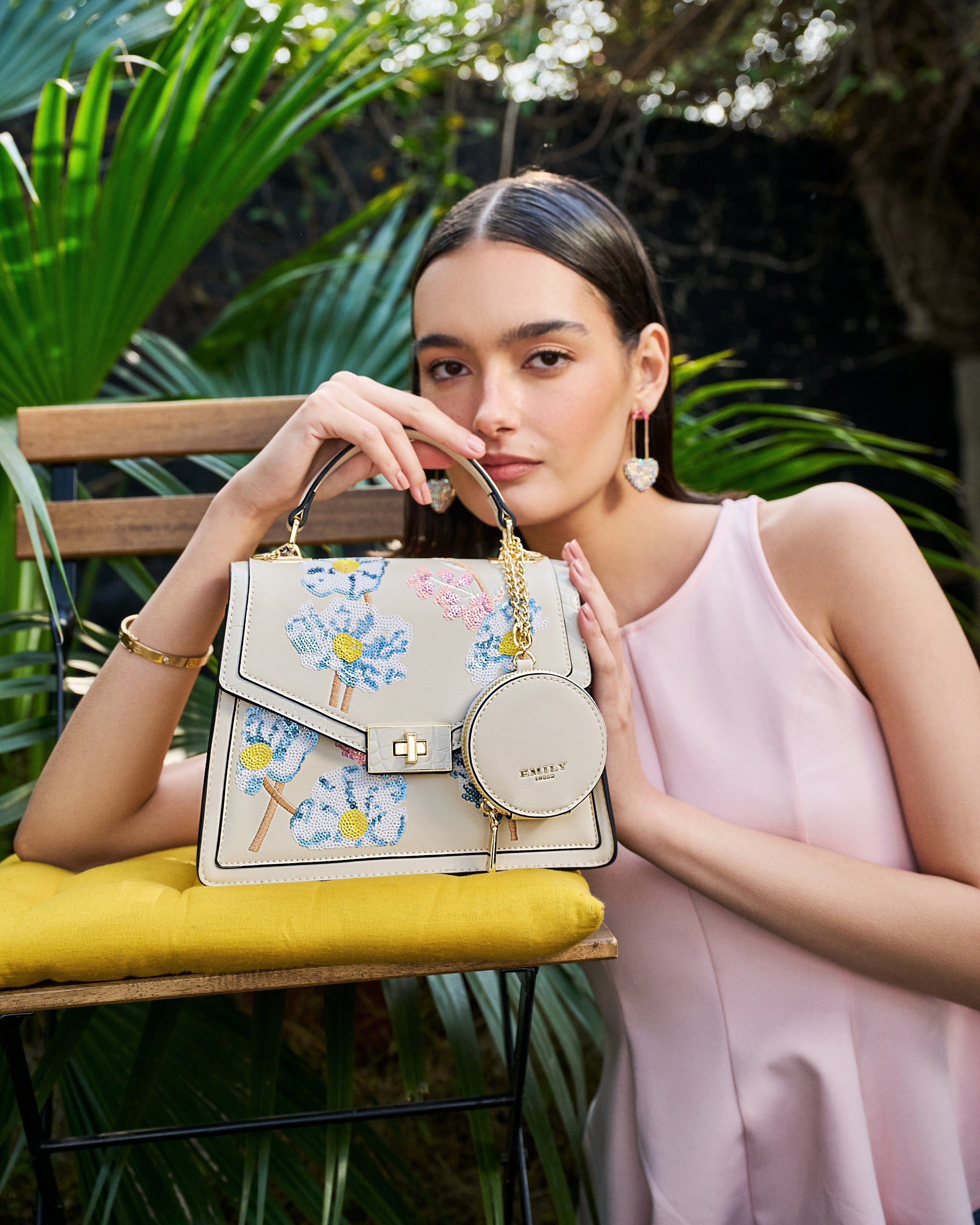 Jardin Handbag - Beige