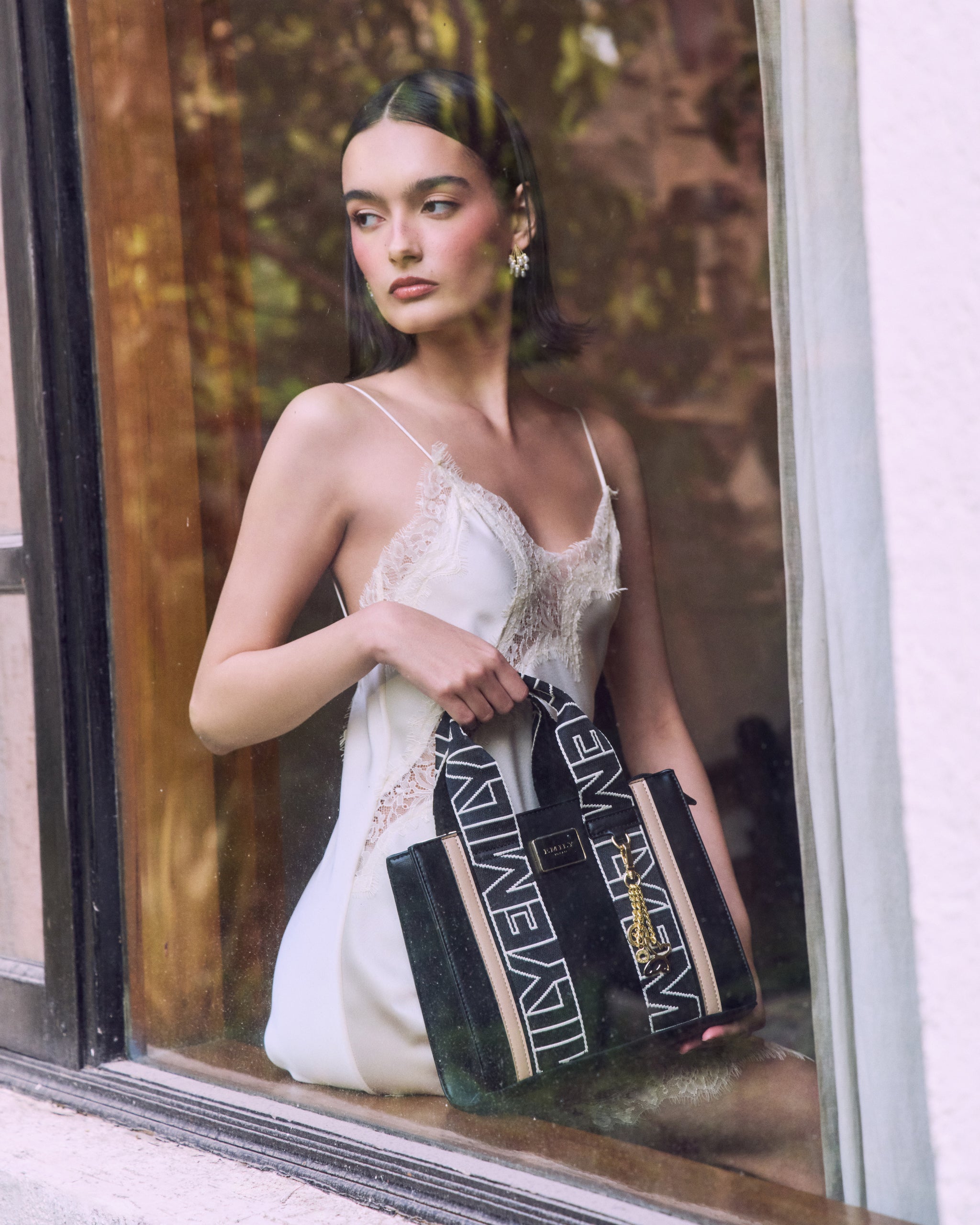 Emily Mini Tote Bag - Black